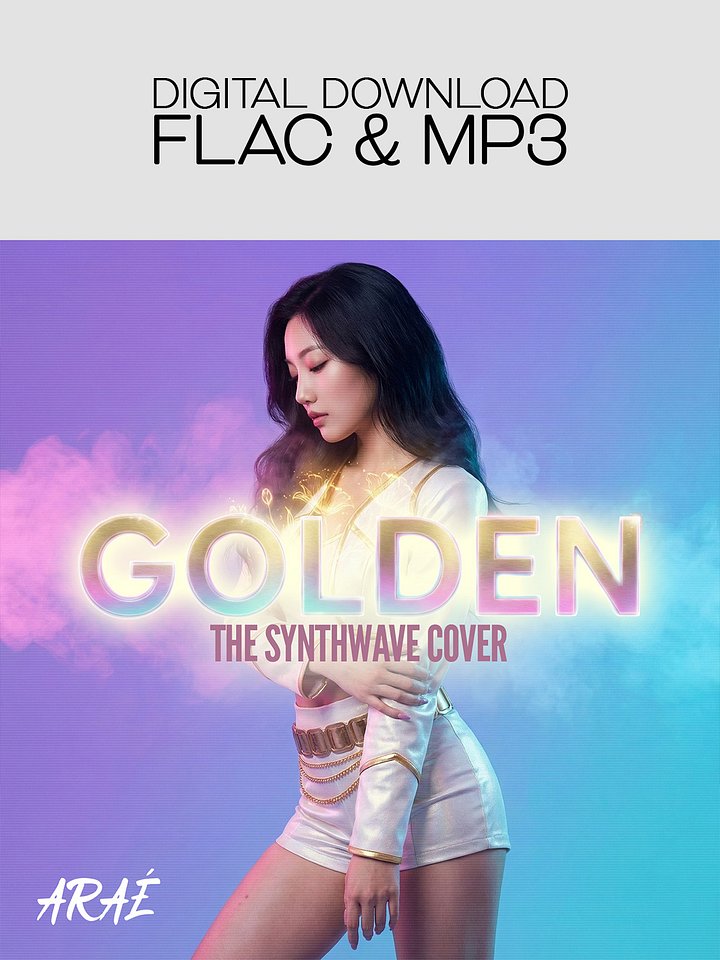 GOLDEN (The Synthwave Cover) - MP3/FLAC product image (1)