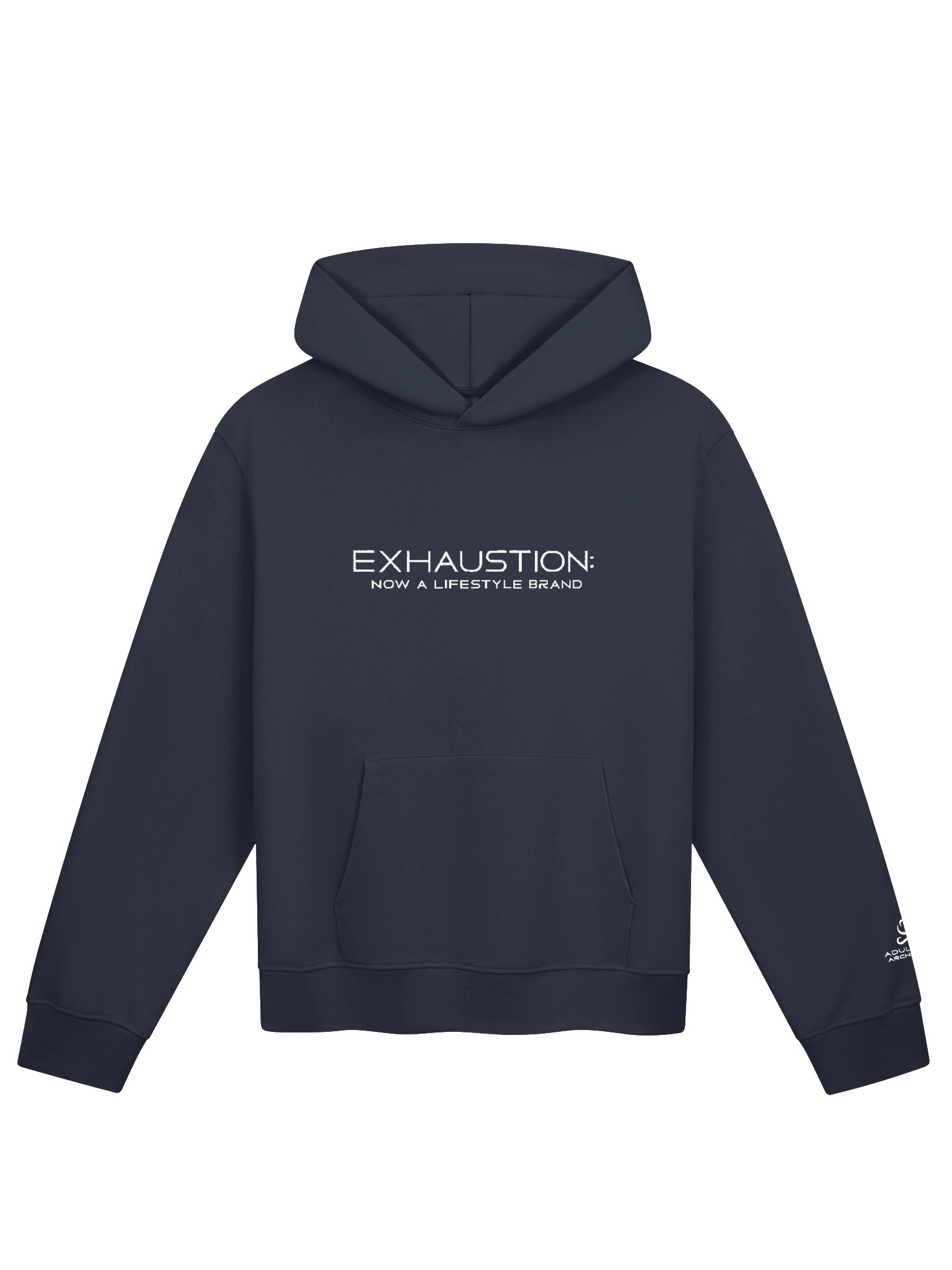 “Exhaustion: Now a Lifestyle Brand” — Bella+Canvas Unisex Oversized Midweight Hoodie product image (3)