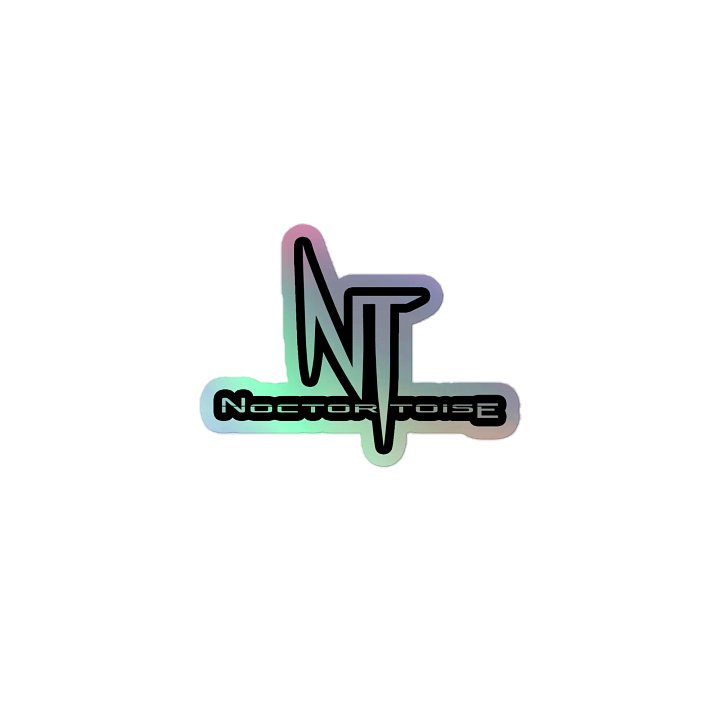 Noctortoise holographic sticker product image (1)