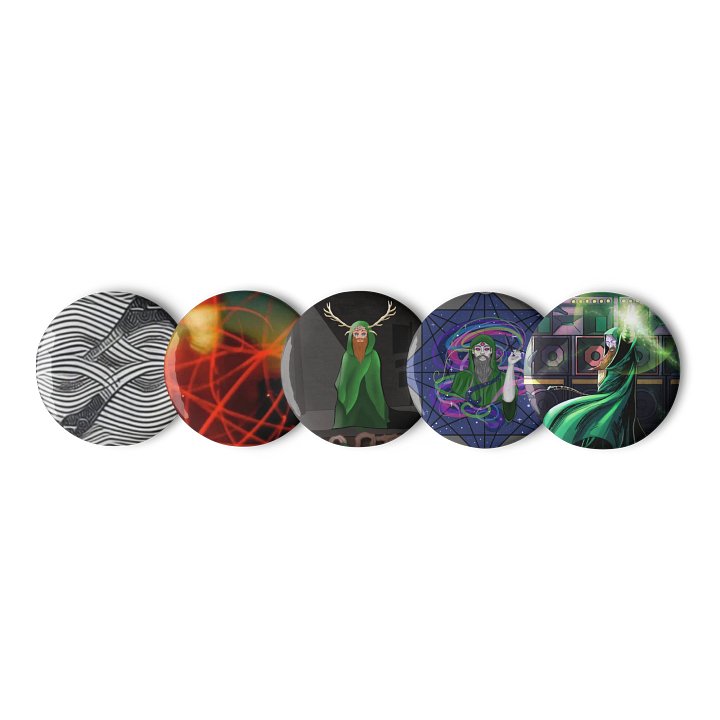 EekBeats Album Cover Pin Buttons Set #1 product image (1)