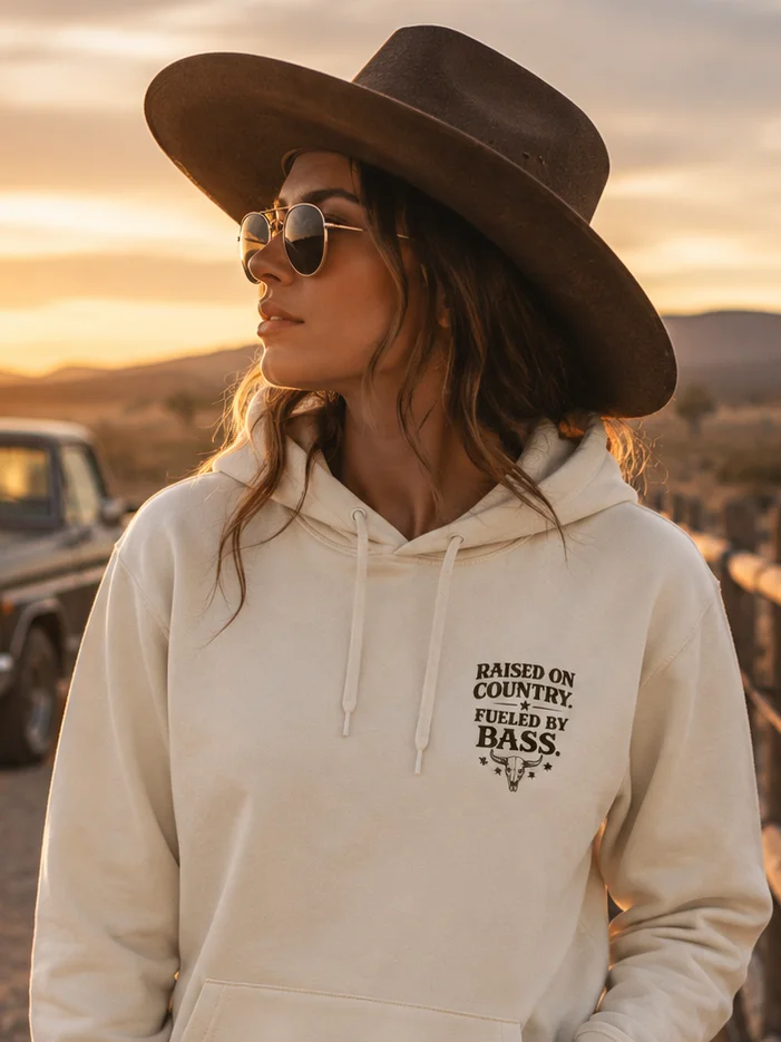 Country Hardstyle | Raised on Country | Premium Hoodie product image (4)
