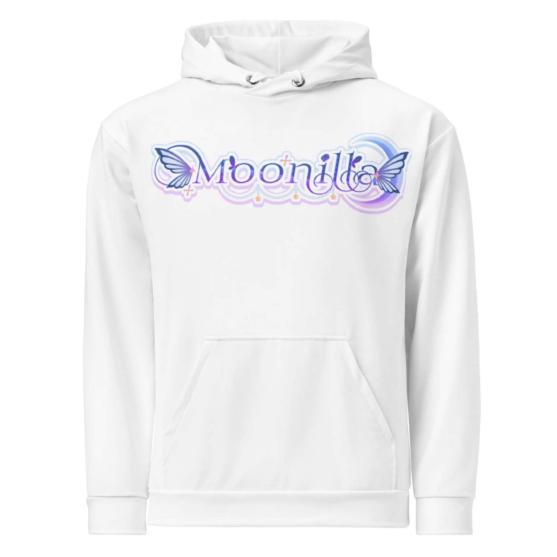 Moonilla Logo All-Over Print Hoodie (Unisex, Recycled) product image (1)