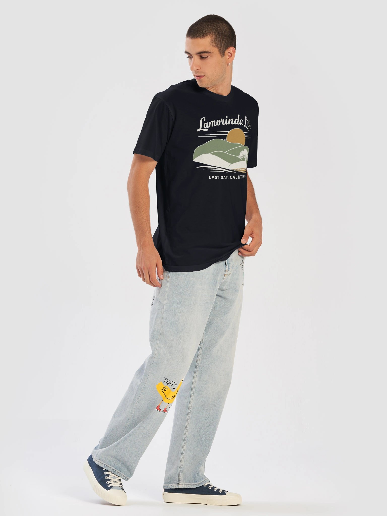 Lamorinda Life Rolling Hills T-Shirt | Dark Colors product image (5)