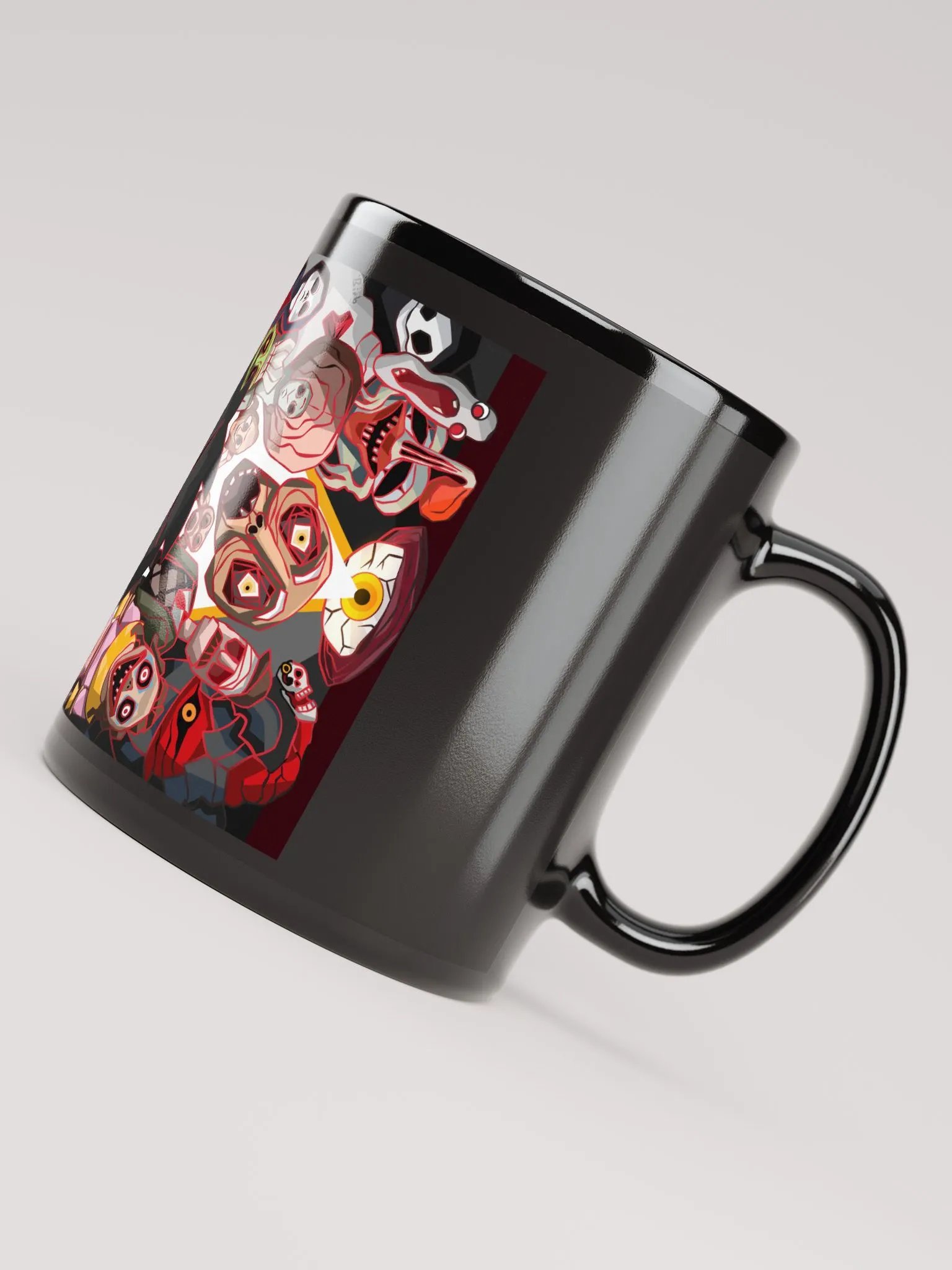 R.E.P.O.D.U.S.T.Y. Black Glossy Mug product image (4)