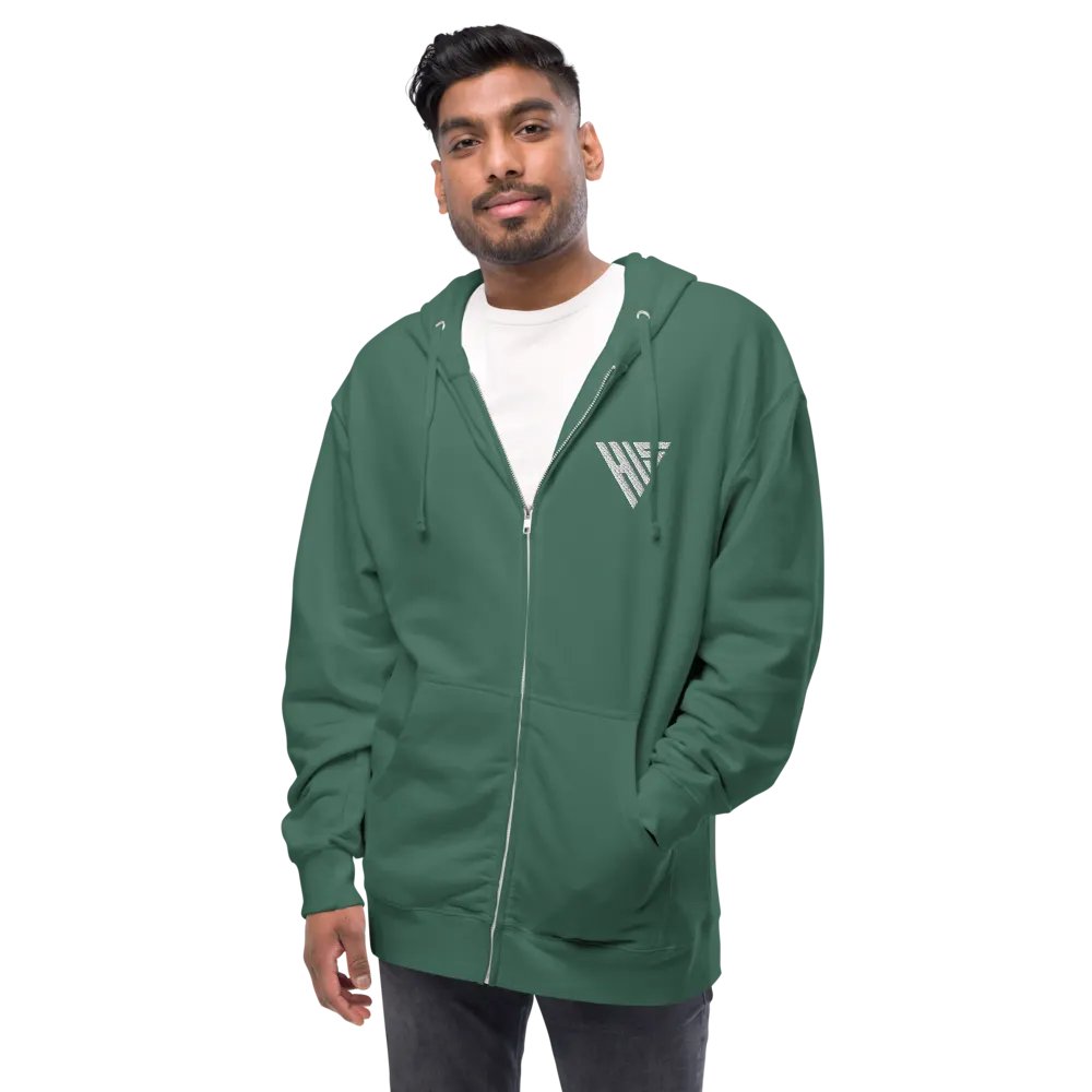HEYIMSTEVE EMBLEM Urban Explorer Fleece Zip-Up Hoodie product image (27)