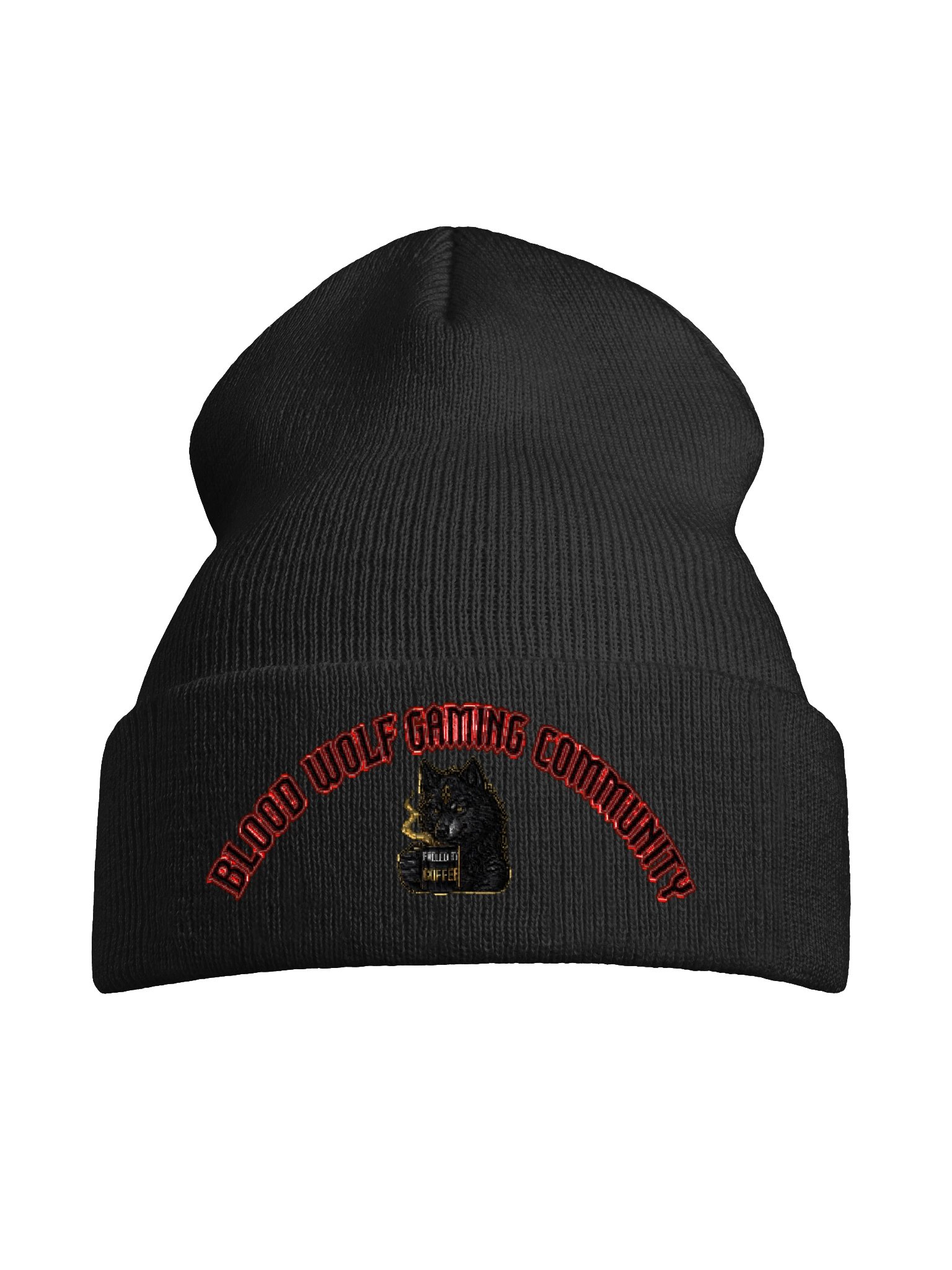 Blood Wolf Gaming Cuffed Beanie product image (74)