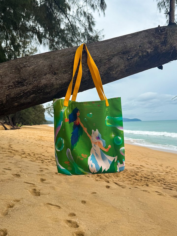 "TOUCHING GRASS" Tote Bag product image (2)