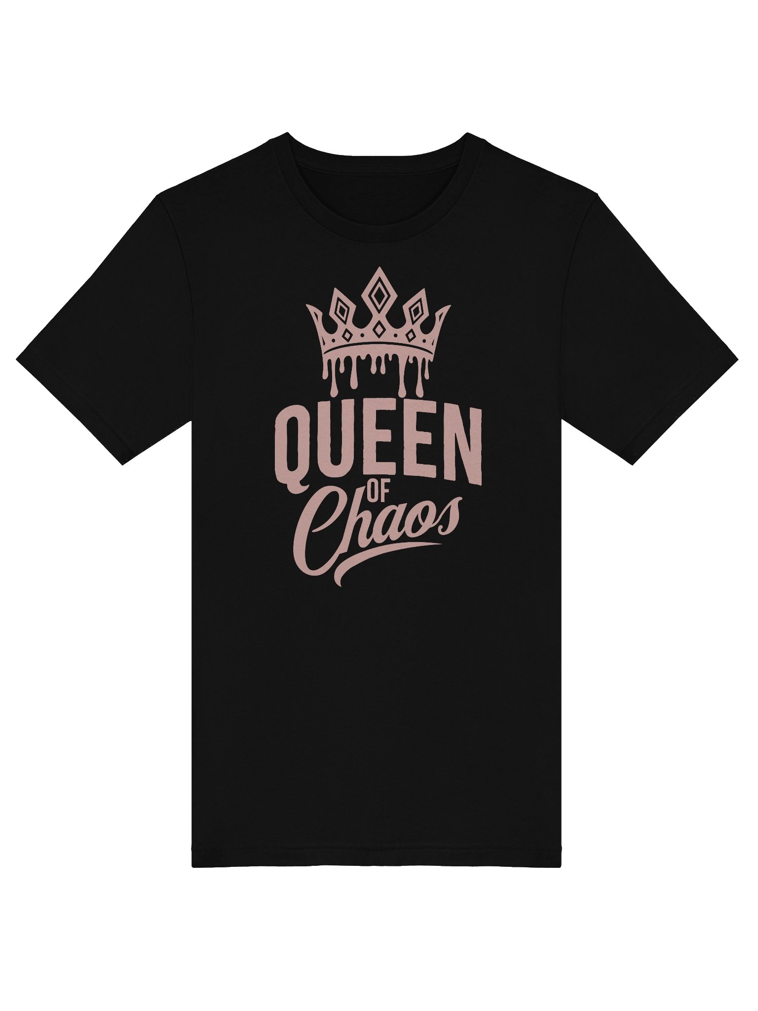 Queen of Chaos Tshirt - Pink Text product image (5)