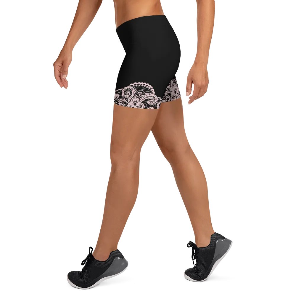 Lace Pink Premium Sportwear Shorts product image (8)