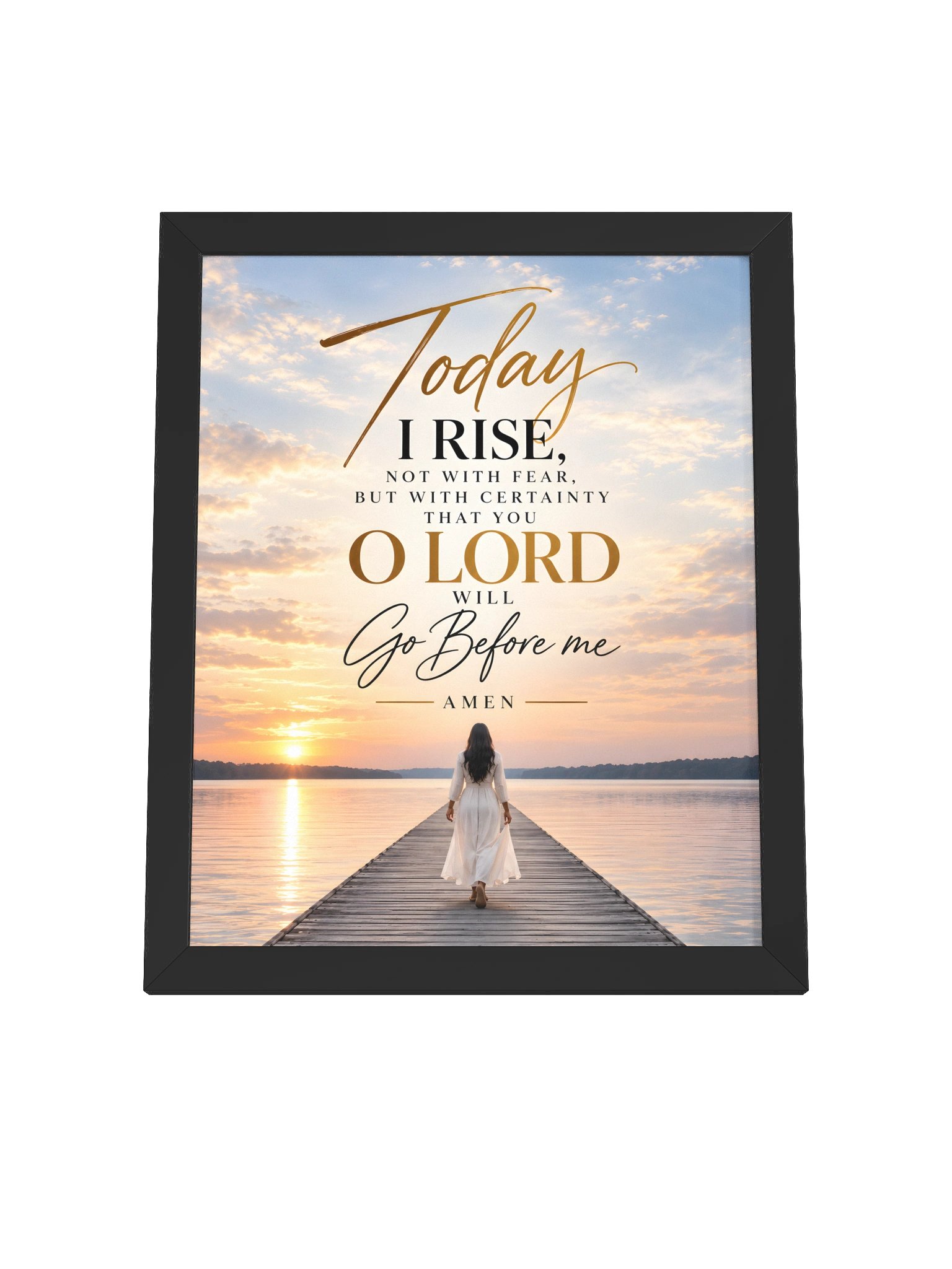 Today I Rise — Framed Print product image (12)