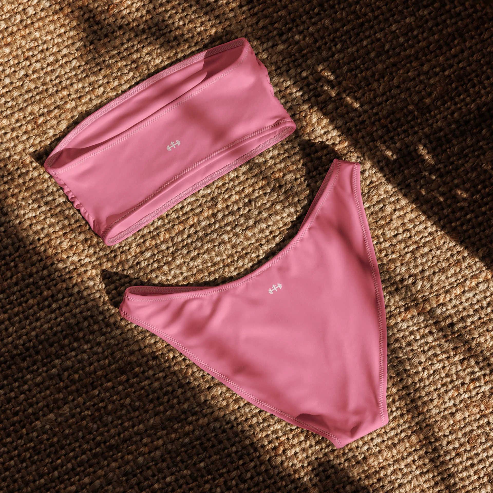 His House Womens Bandeau Bikini Set - Pink product image (5)