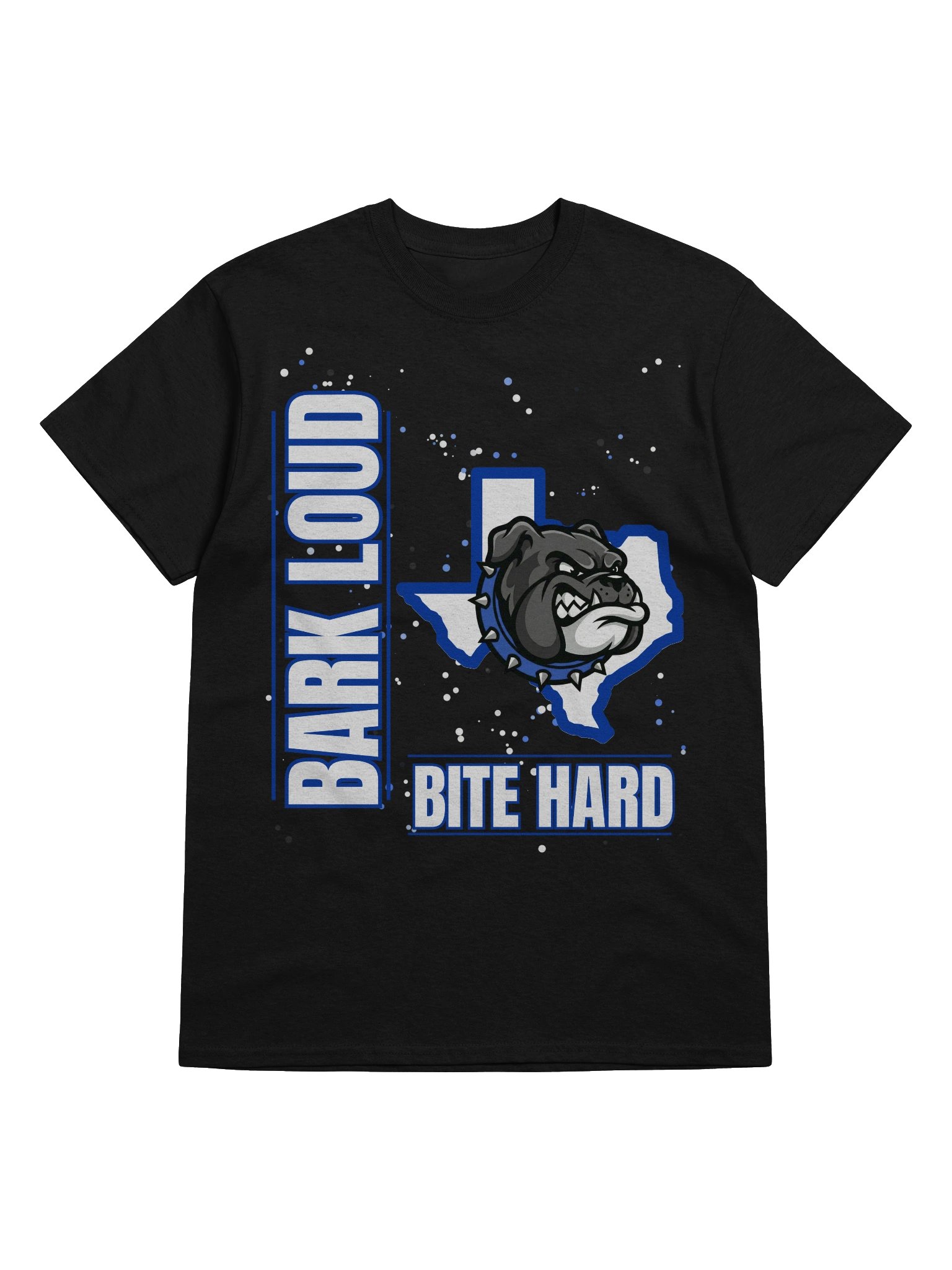 Bark Loud Spirit Tee - Blue on White [READ DESCRIPTION FOR CUSTOMIZATION] product image (40)