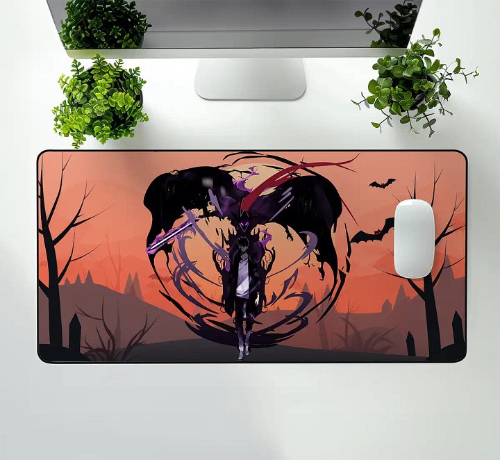 Rise from the Shadows – Jinwoo & Igris Desk Mat product image (1)