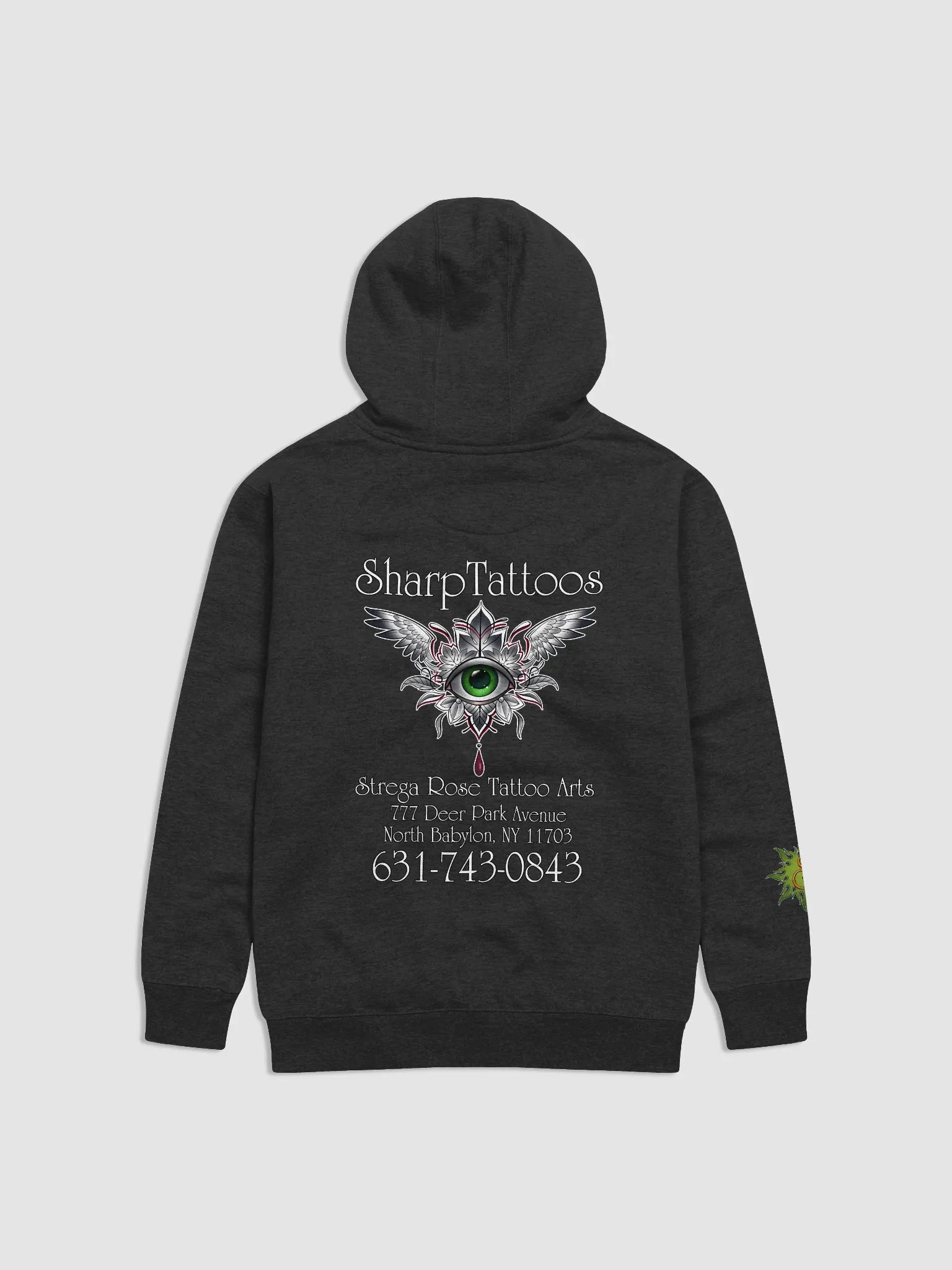Jetpack Tortoise - SharpTattoos @ Strega Rose Tattoo Arts Hoodie product image (2)
