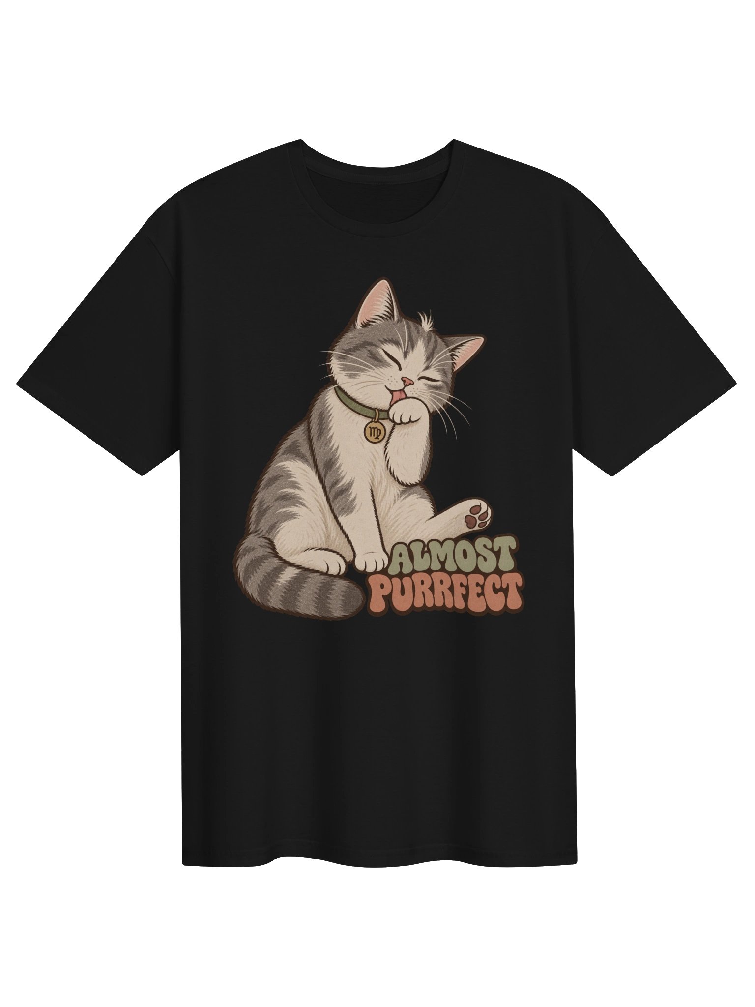 Virgo Almost Purrfect Cat Zodiac T-Shirt product image (1)