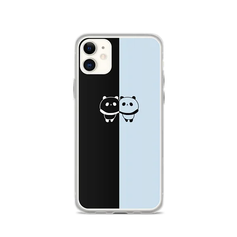PANDAZ PHONE CASE (Black And Light Blue) product image (1)