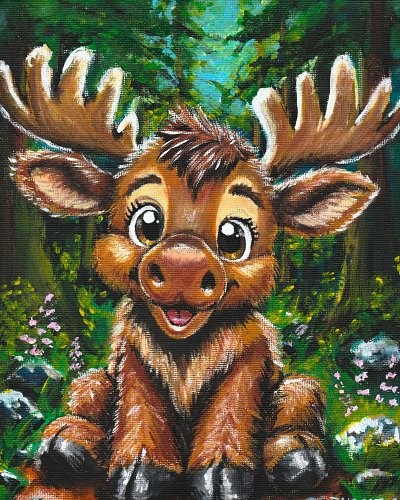 Finished my Moose painting 🎨 Thank you for watching! 🎨
#Fyp #artreveal #painting #art #moose