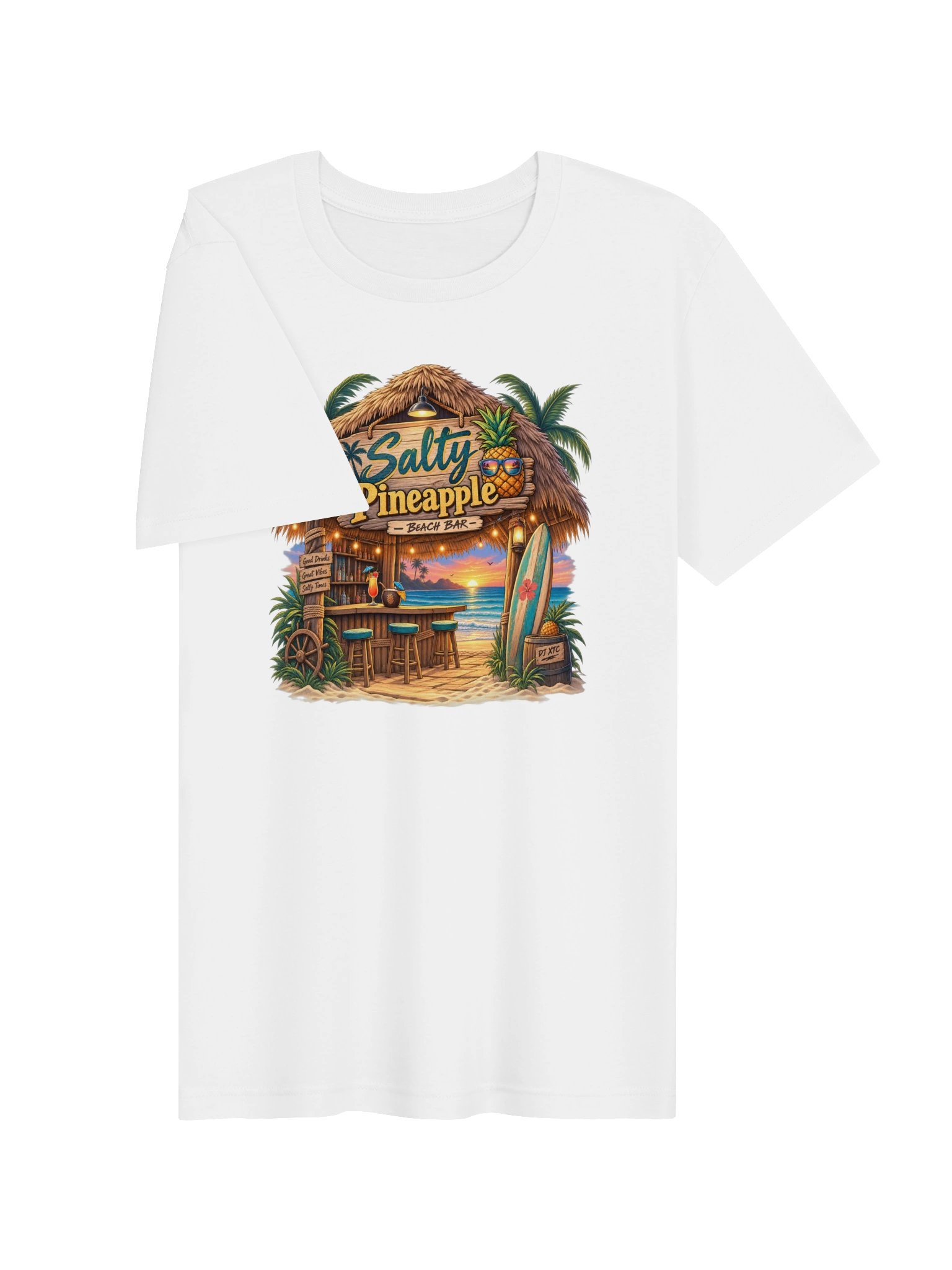 Salty Pineapple Beach Bar T-Shirt product image (3)