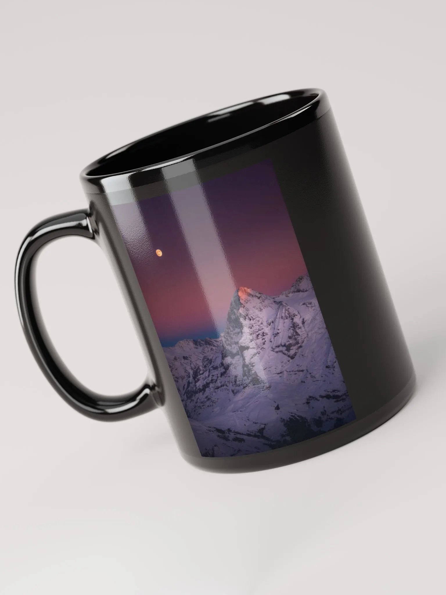 Eiger with fullmoon seen from Schilthorn product image (6)