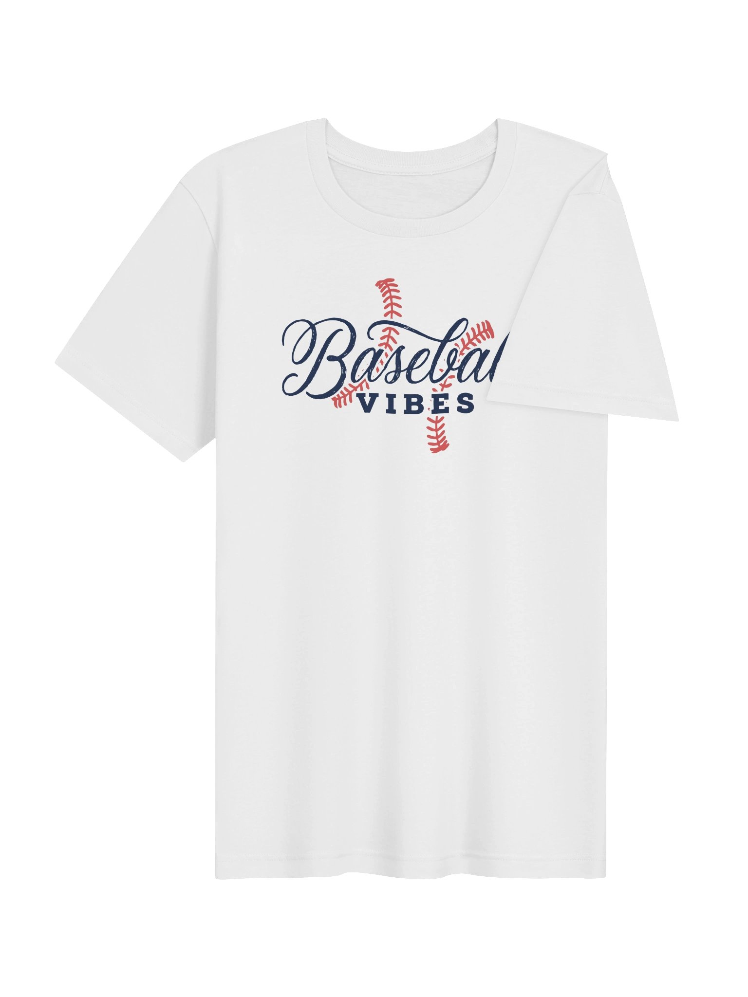 ⚾ Baseball Vibes T-Shirt | Baseball Season Game Day Tee ❤️💙 product image (4)