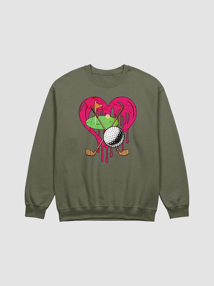 Heart Golf Club And Ball Crewneck product image (13)