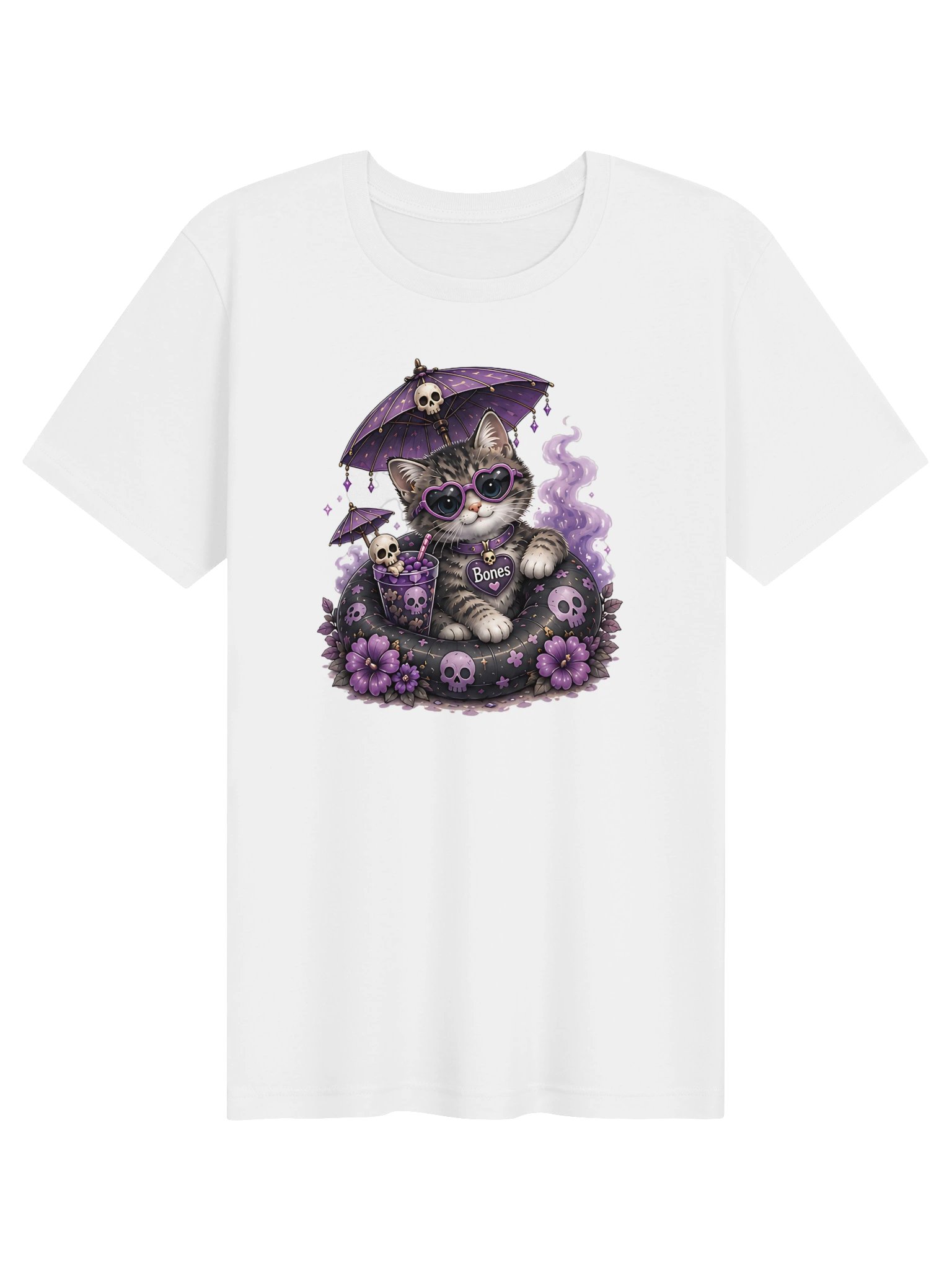 ''Bones the Summer Cat'' Unisex Supersoft T-Shirt product image (1)