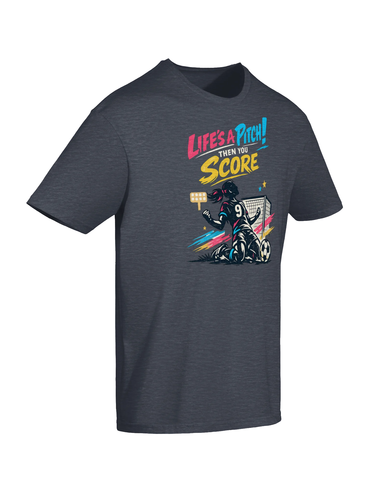 Life’s a Pitch Soccer Graphic Tee product image (6)