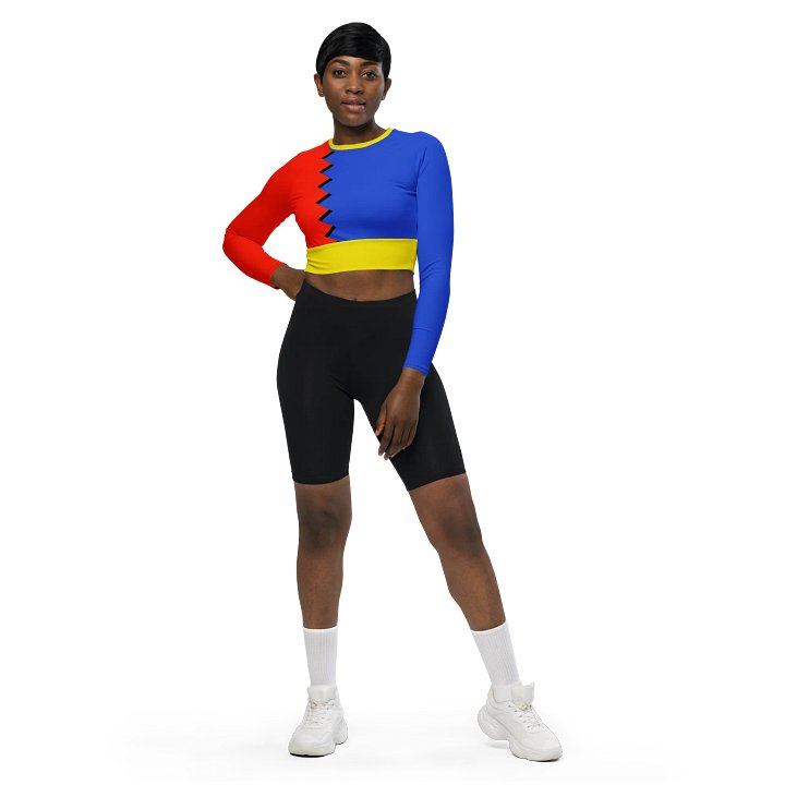 The Hedgehog Zone Long-Sleeved Crop Top product image (1)