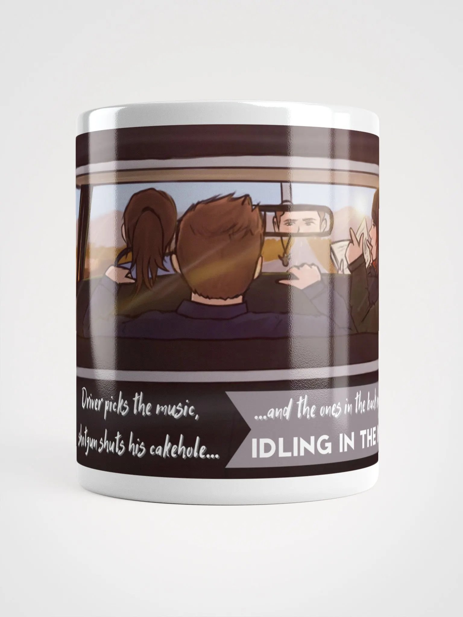 White Impala Art Mug product image (13)