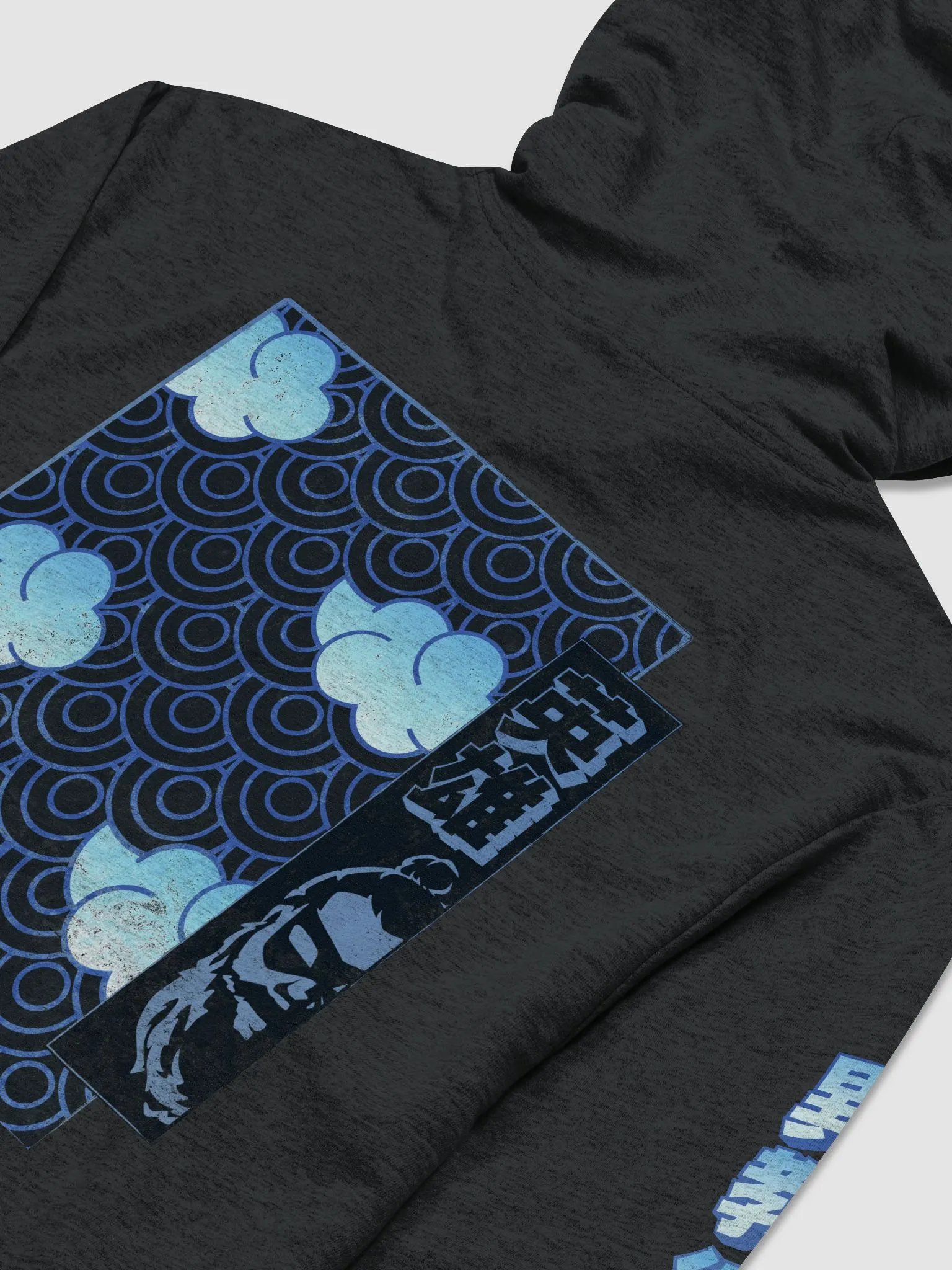 Lightweight Long Sleeve Shirt w/Hood - Nihon Heathens Blue product image (8)