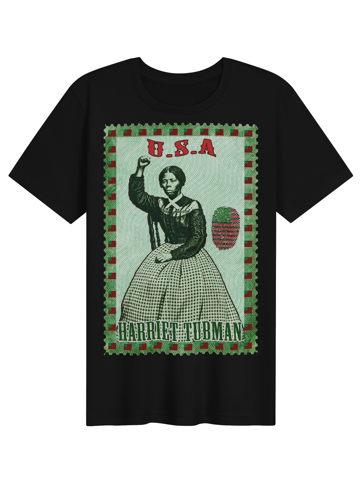 Harriet Tubman Vintage Stamp T-Shirt | Black History Tee product image (2)