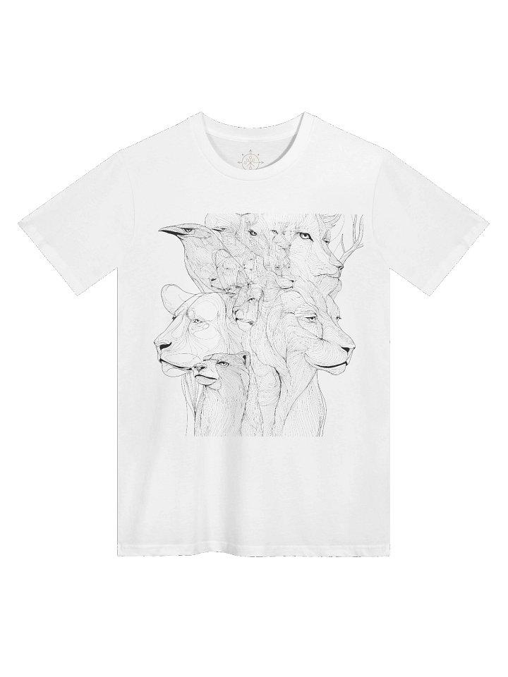 Spirit of the Wild – Animal Line Art Tee product image (1)