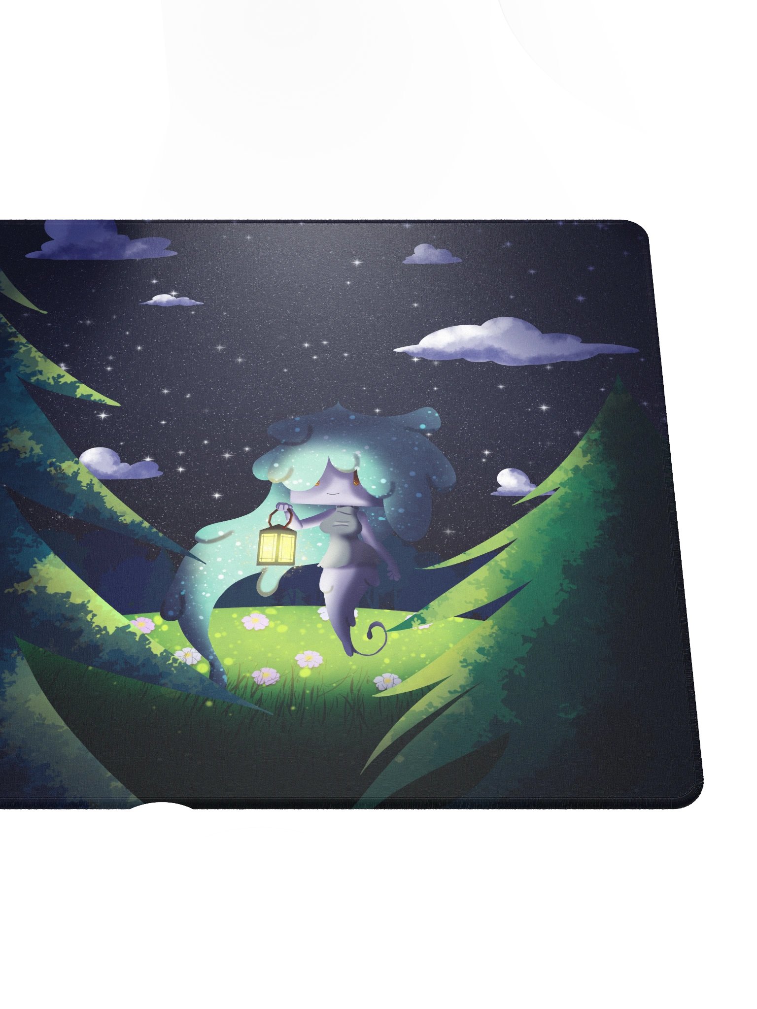 Cute Chibi Ghost Gaming Mouse Pad product image (5)