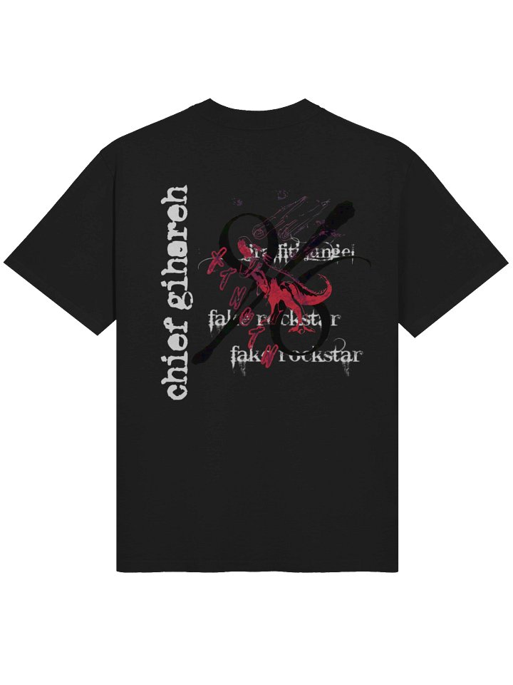 simple black project xtnctn chief gihareh graffiti jungel tee shirt product image (2)