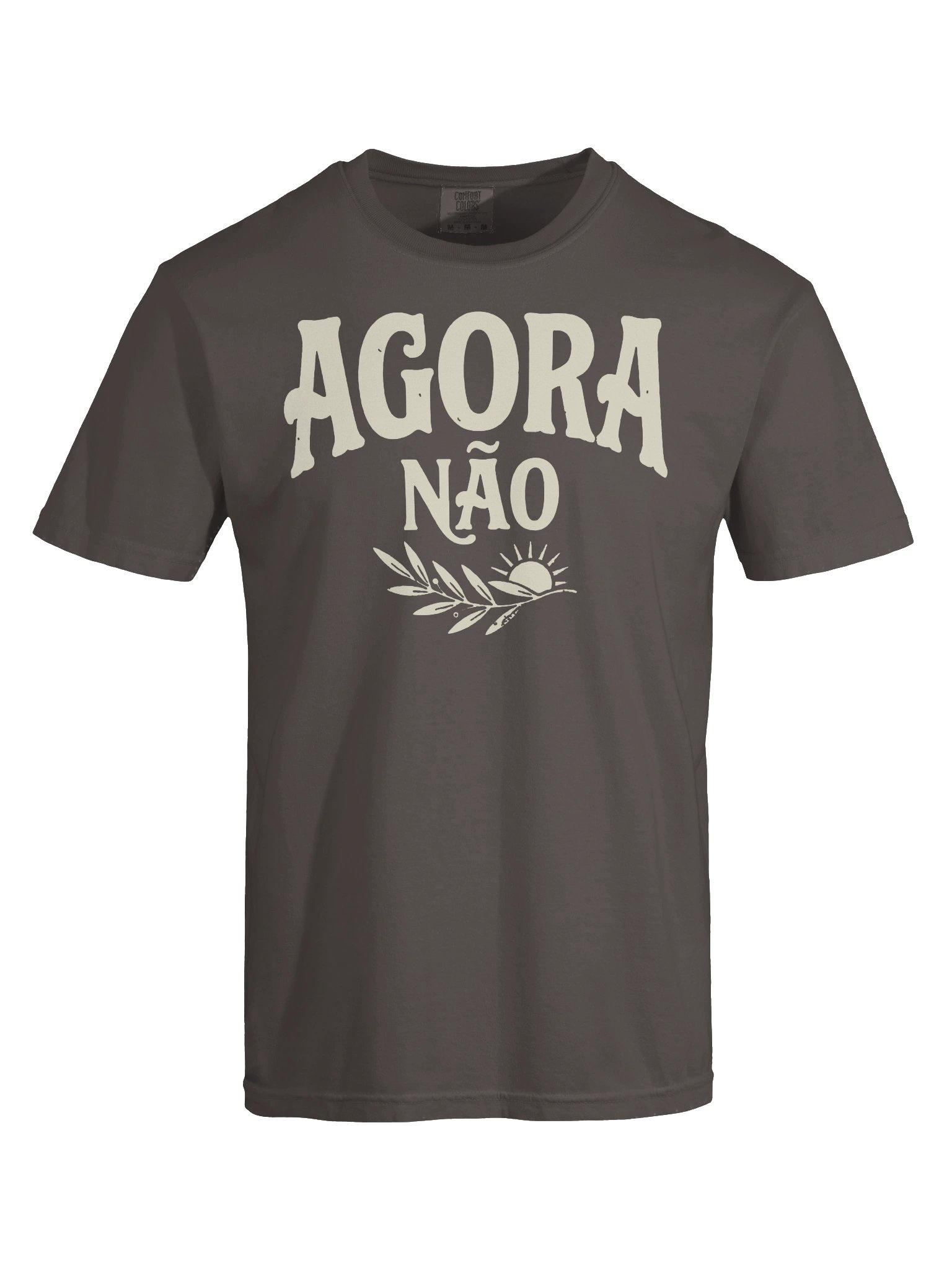 Agora Não Olive Branch Portuguese mens Shirt product image (27)