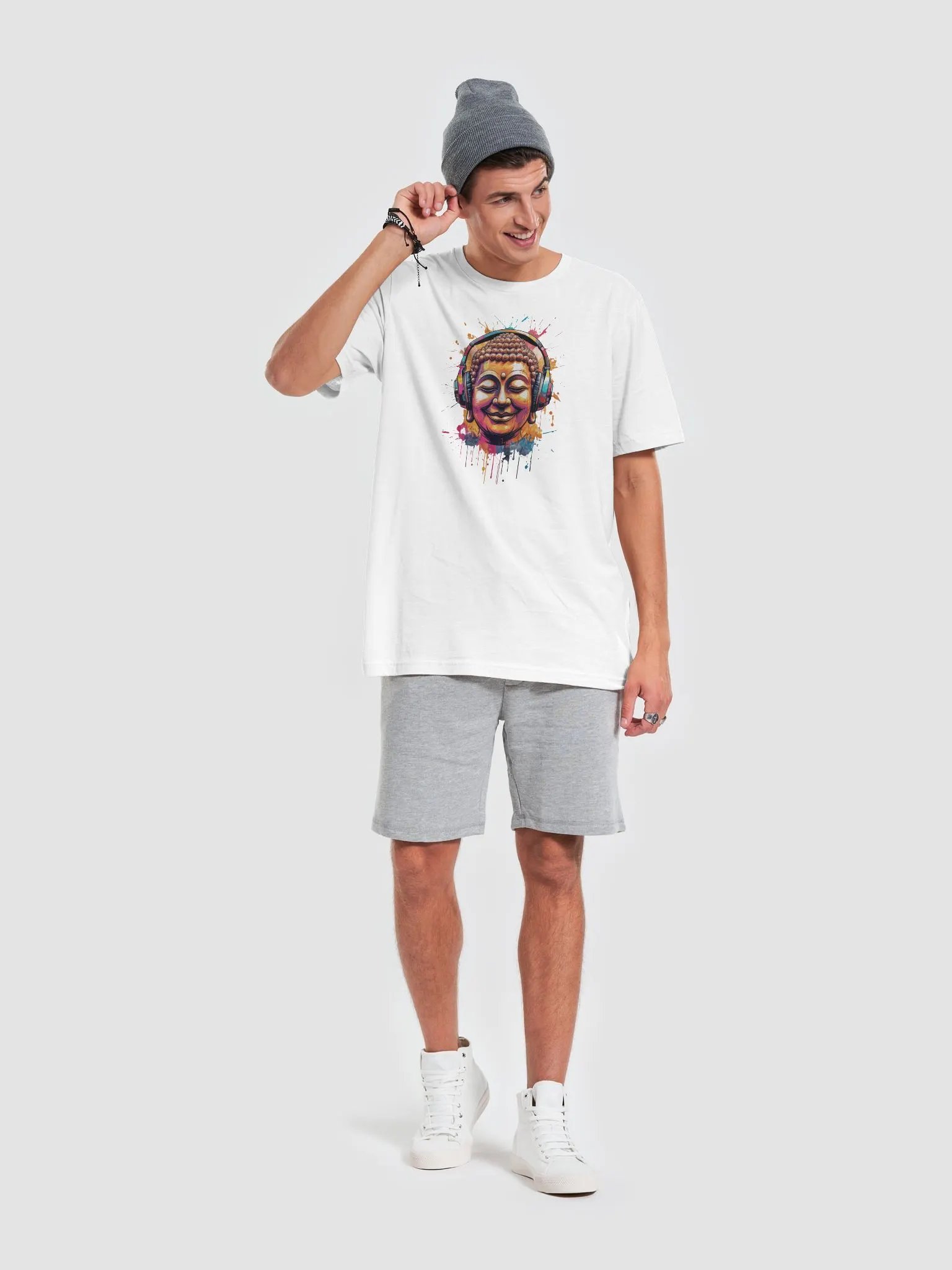 Buddha Beats – Meditative Vibes Tee product image (4)