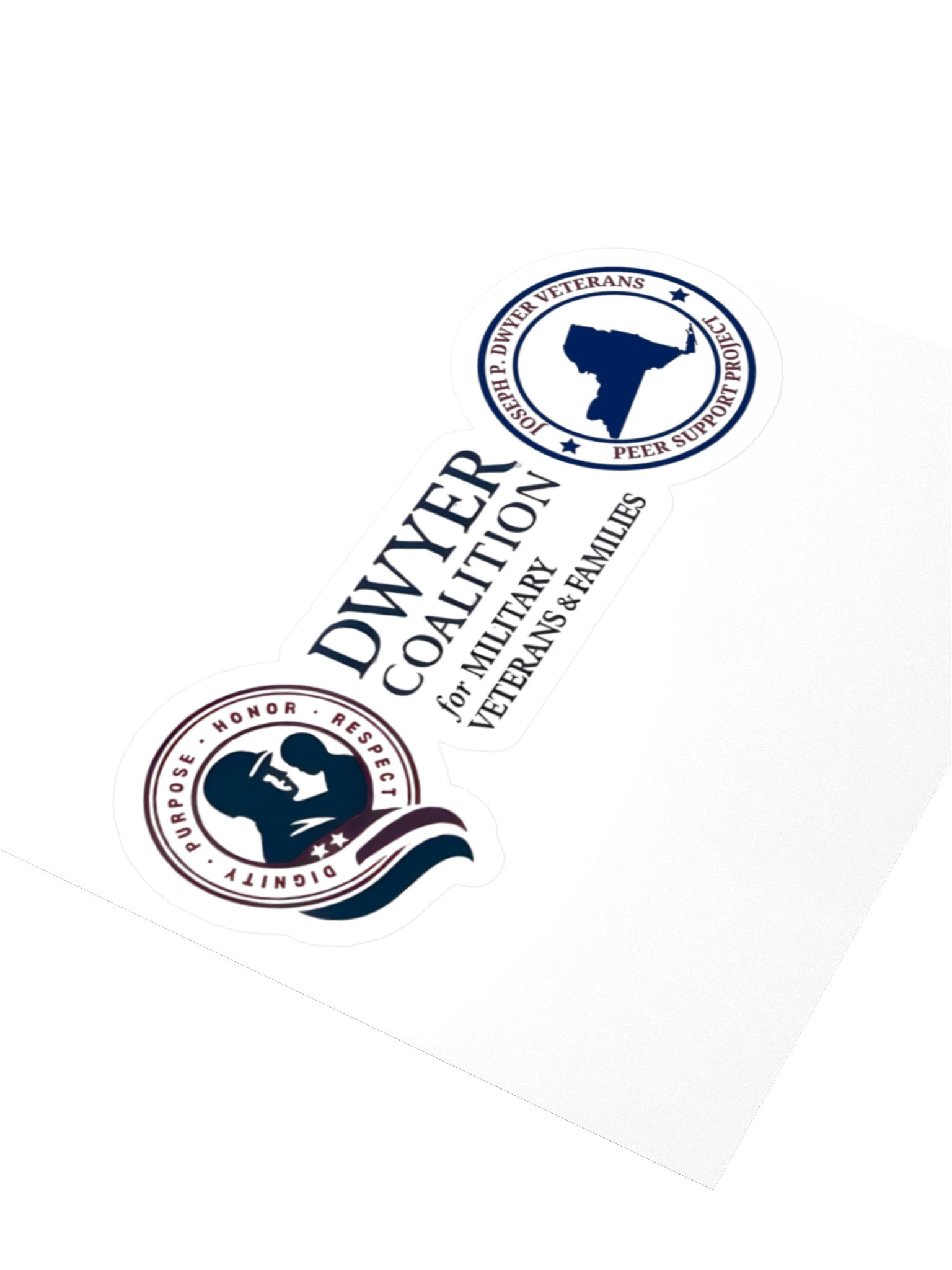 Dwyer Coalition Veterans Support Logo Sticker product image (7)