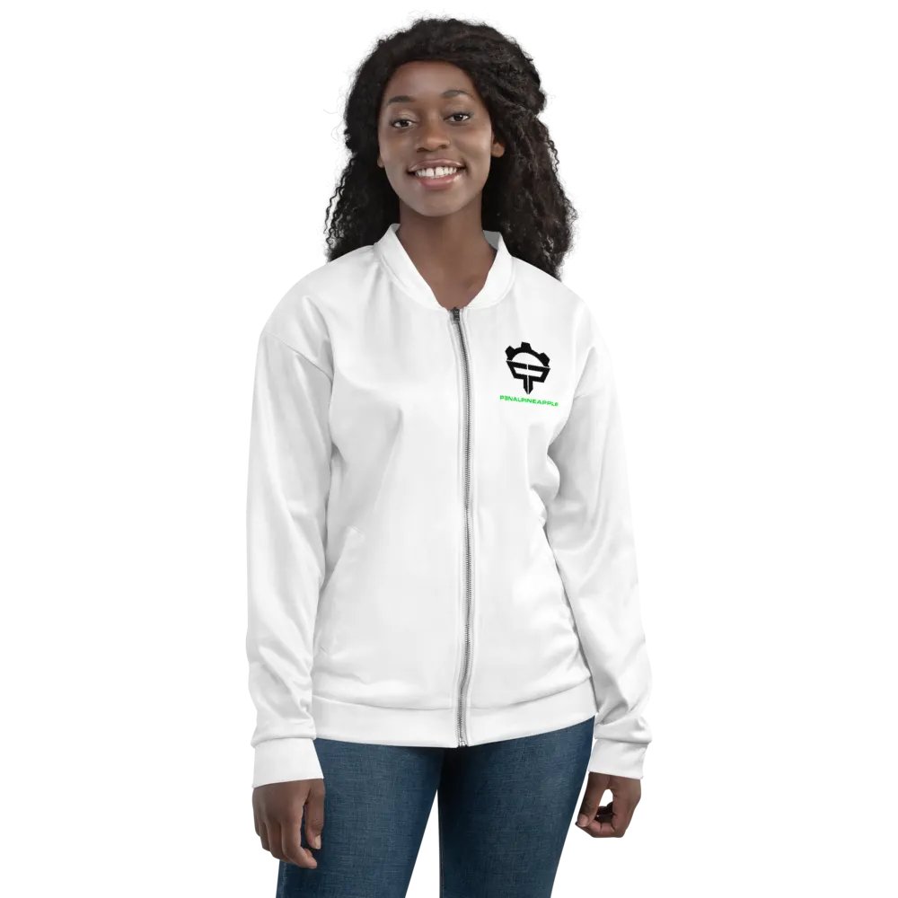 P3nAlPineapple - White Bomber Jacket product image (7)