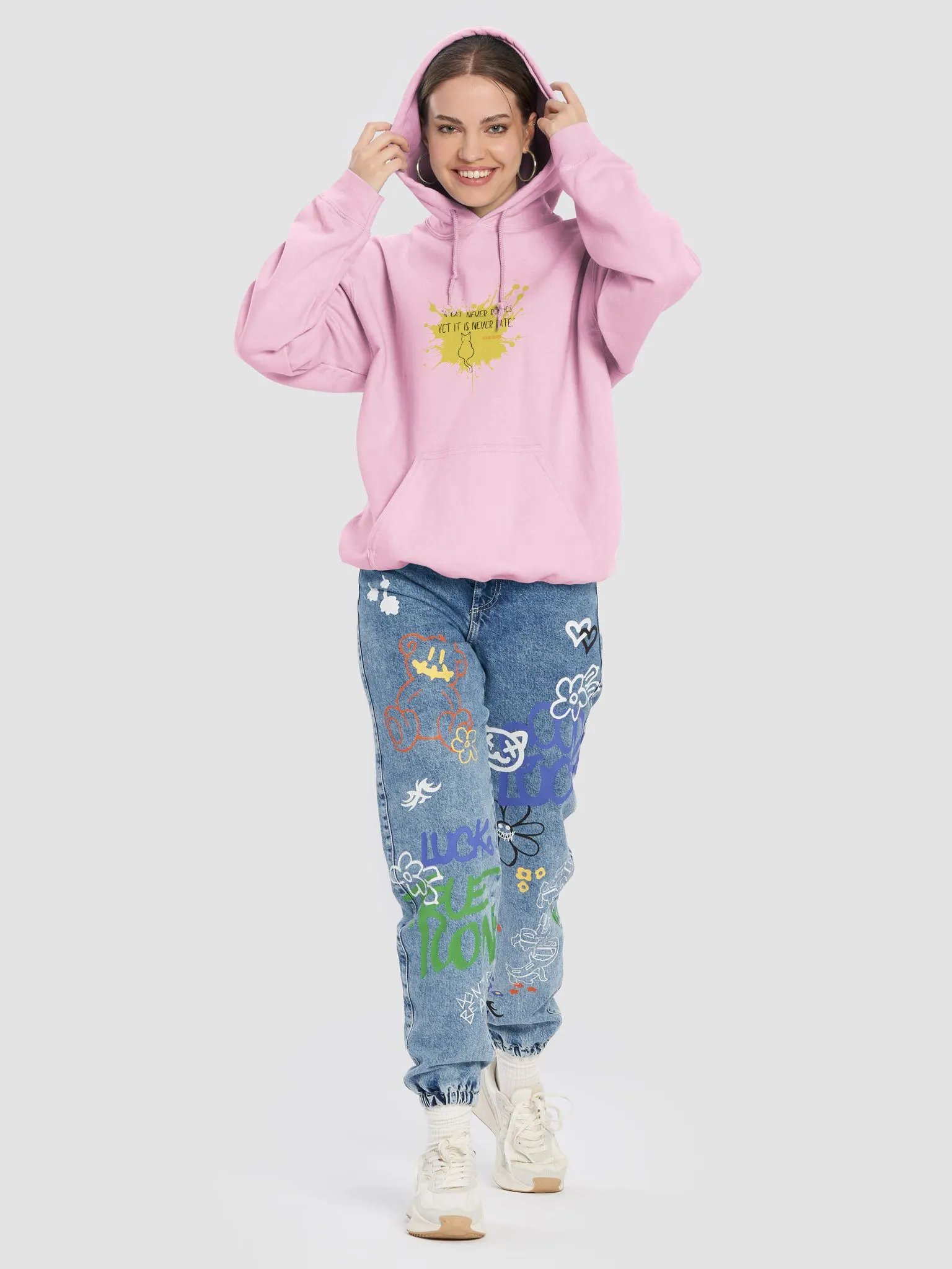 Zen Cat Wisdom Hoodie product image (26)