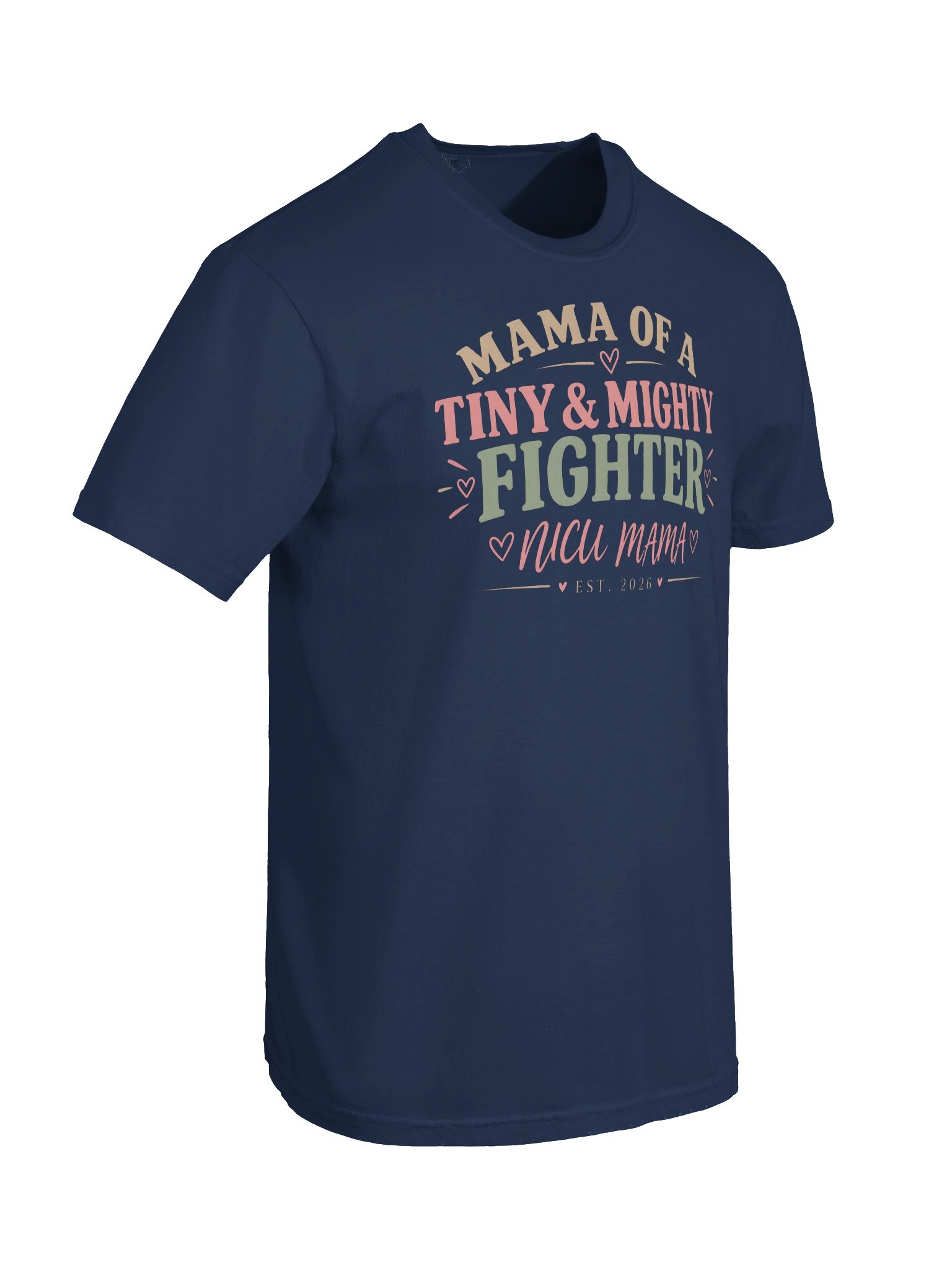 NICU Mama T-Shirt – Tiny but Mighty Preemie Mom Gift product image (7)