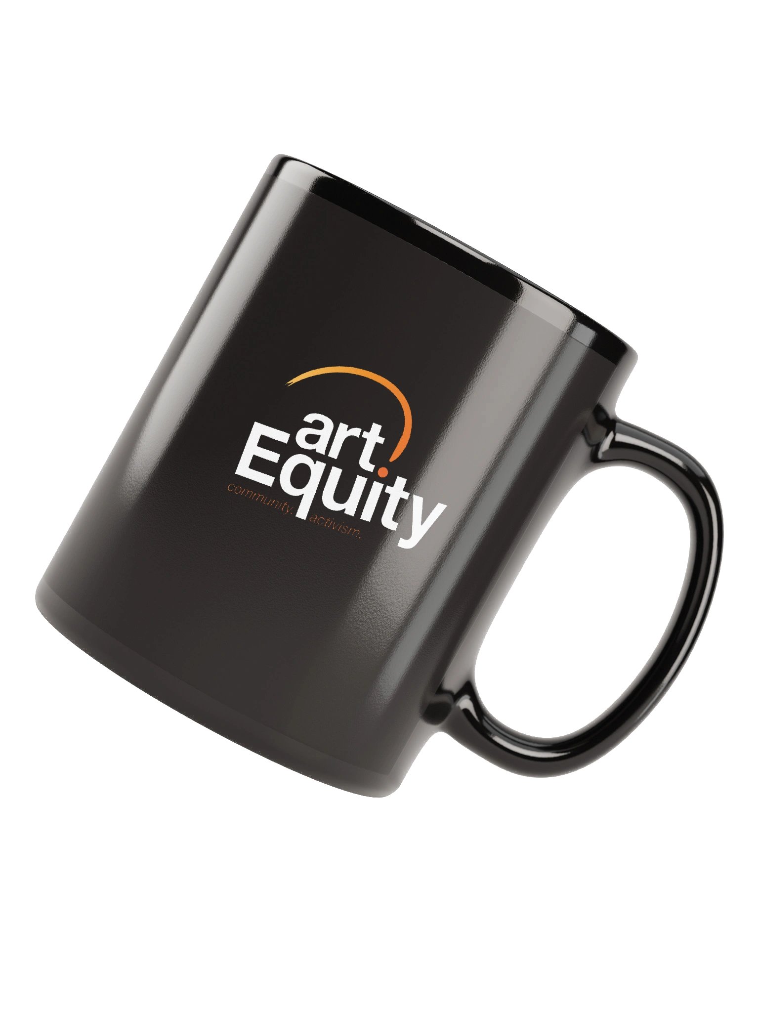 Black Playwright—Glossy Black Mug product image (6)