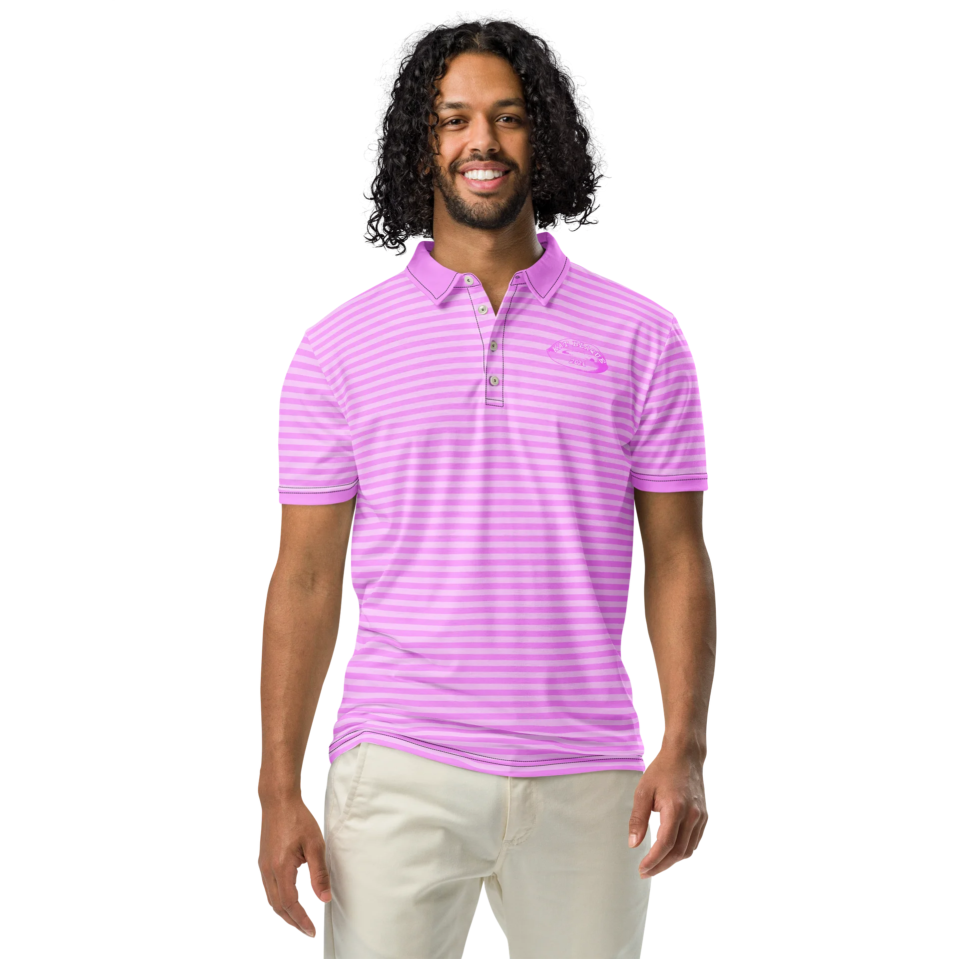 Pink Stripped Polo product image (3)