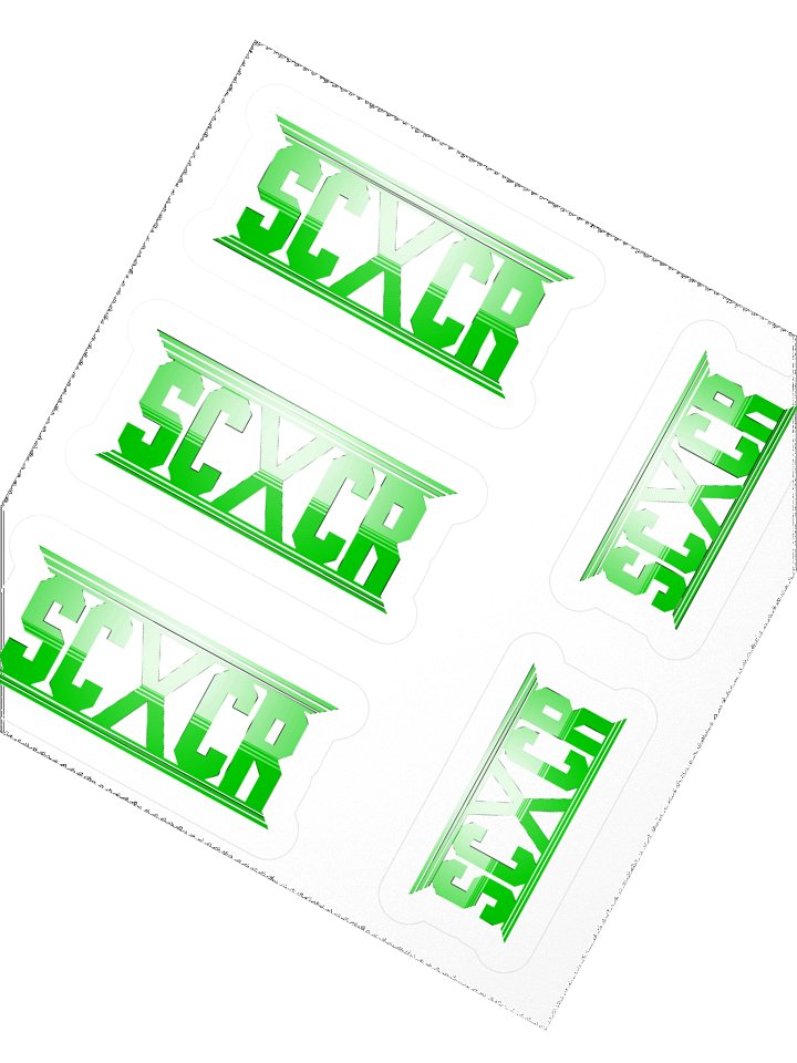 SC Bars (Green) Mini-5 Stickers product image (2)