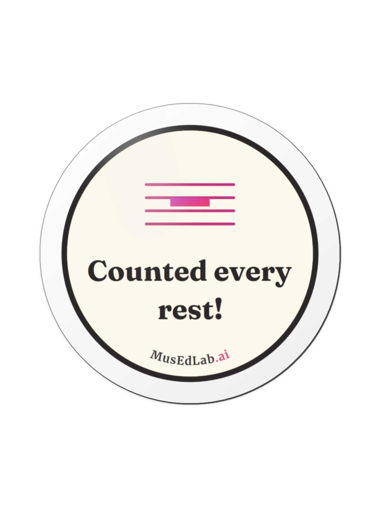 Music Reward Magnets - Counted every rest! product image (1)