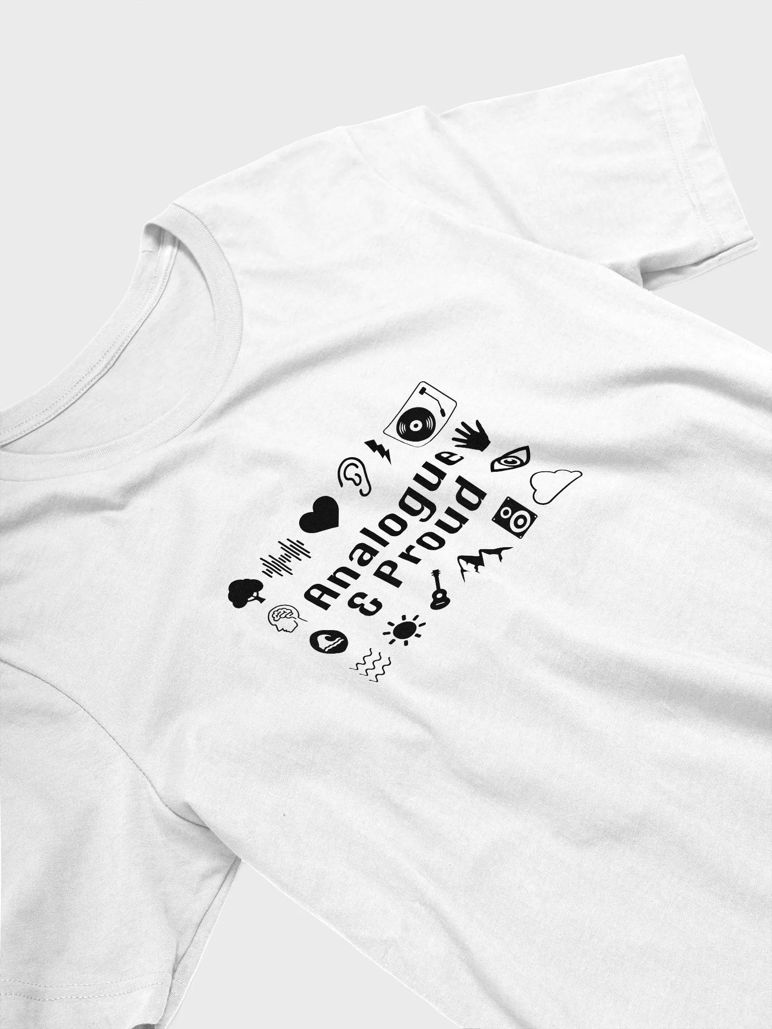 Analogue & proud (black text) product image (4)