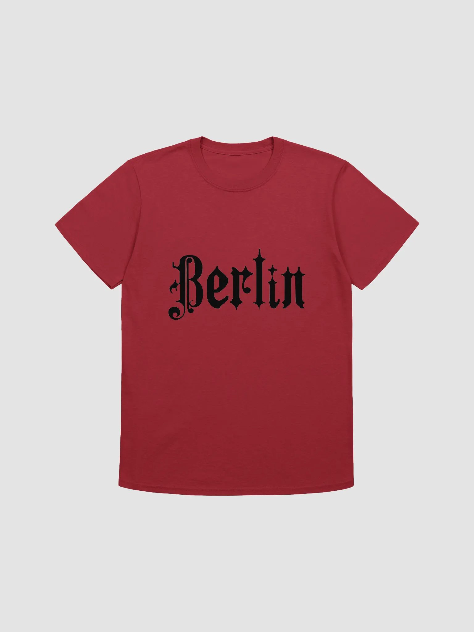 Berlin Black Text Unisex Tee product image (5)