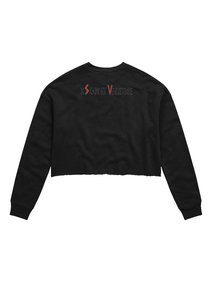 VALHALLA VIBES Women's Fleece Crop Sweatshirt product image (2)