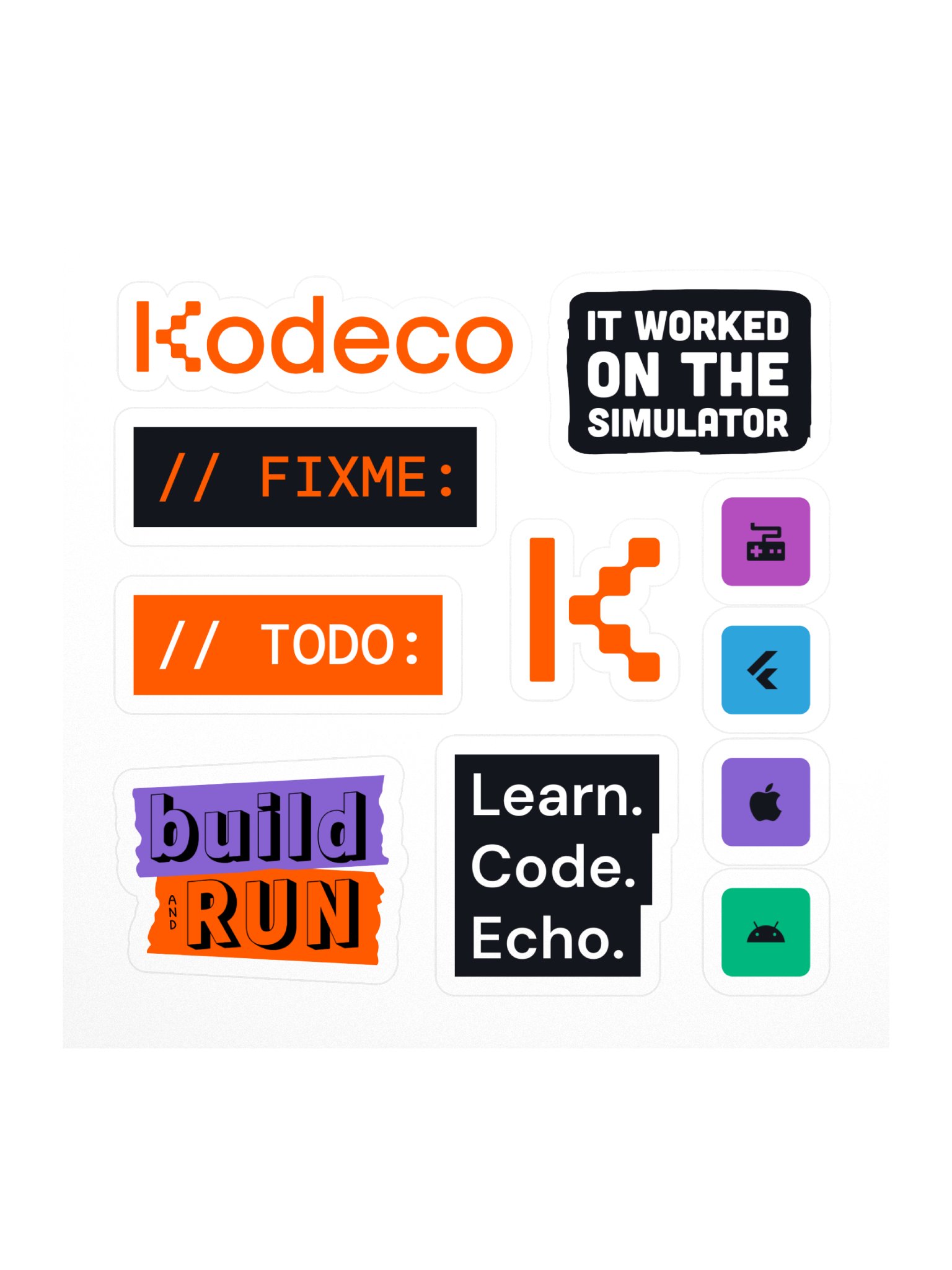 Colorful Code Cuties Sticker Pack product image (1)