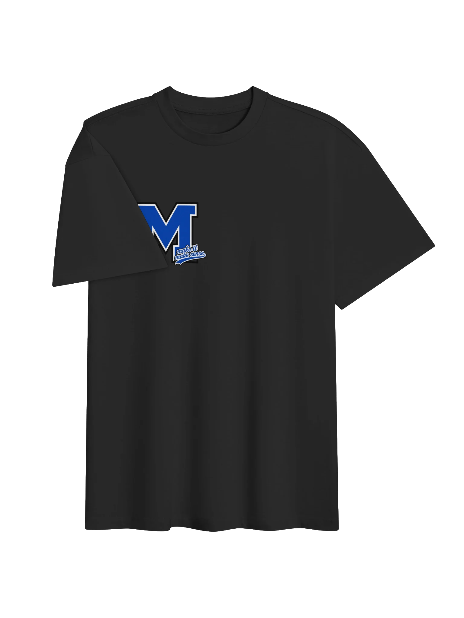 Make It Make Sense Blue M Box Tee product image (15)