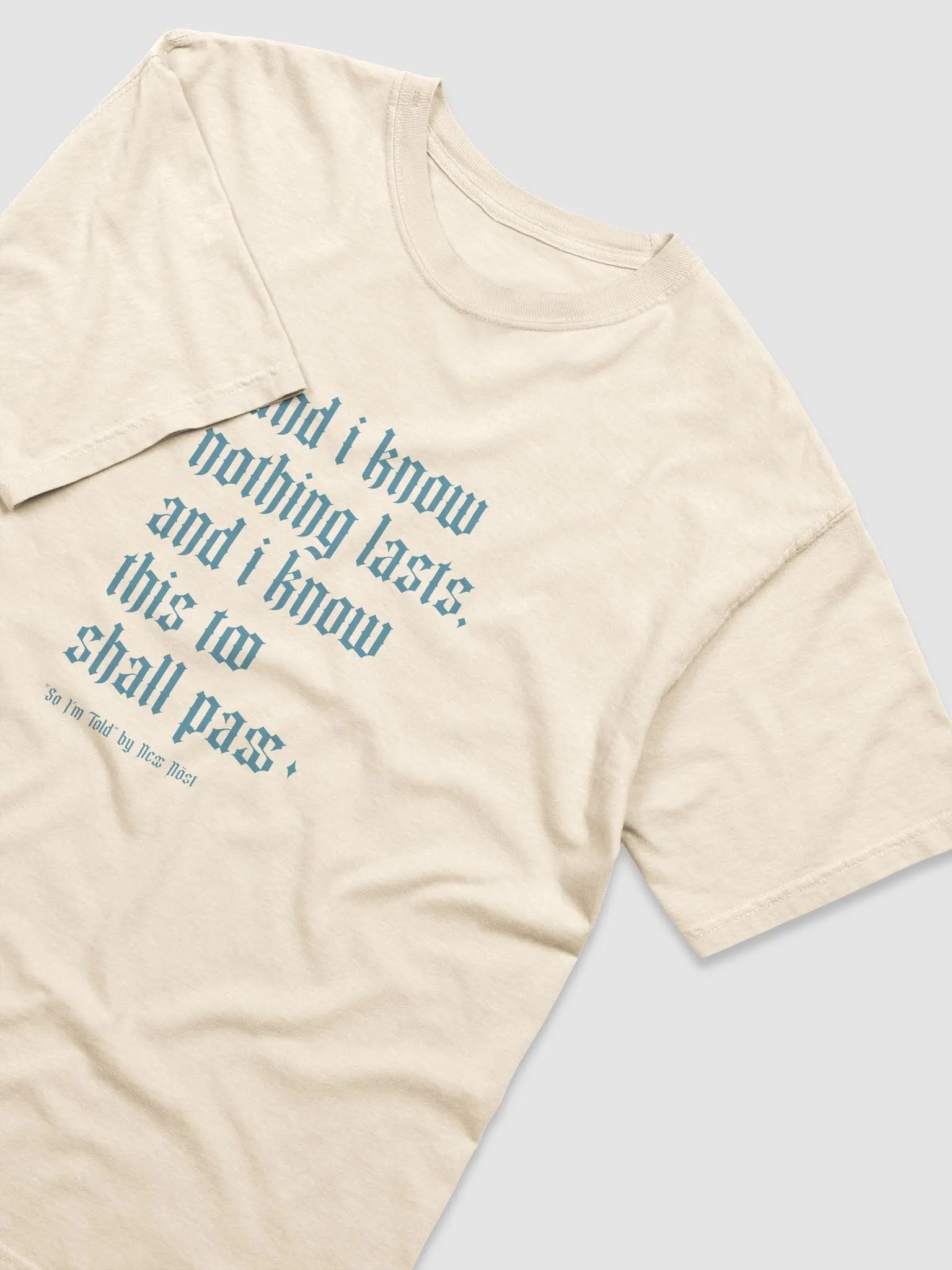 So I'm Told Creme Tee product image (3)